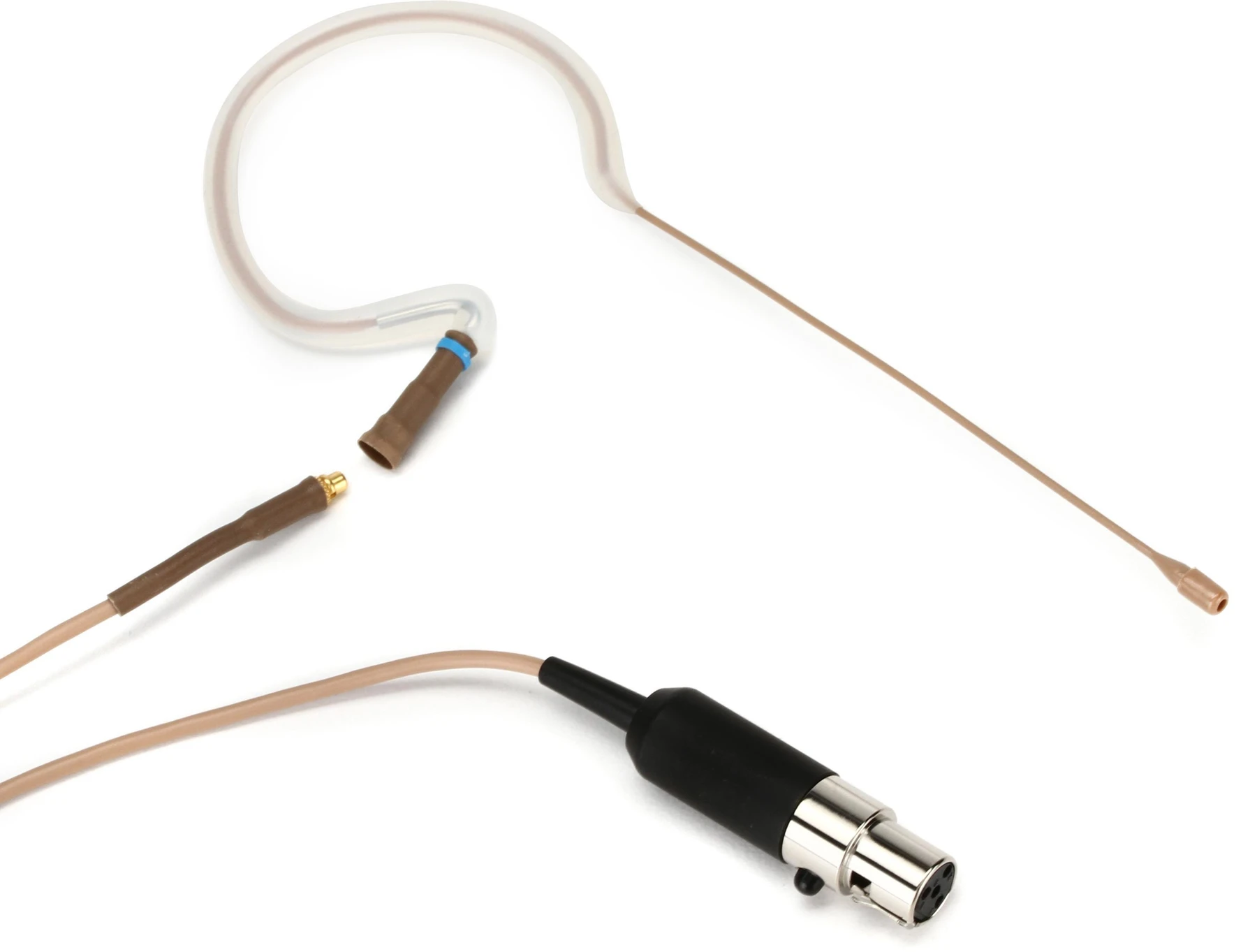 Countryman E6i 全指向耳挂式人声麦克风，配 2mm 线缆和适用于 Shure 无线系统的 SL 连接器 - 棕褐色