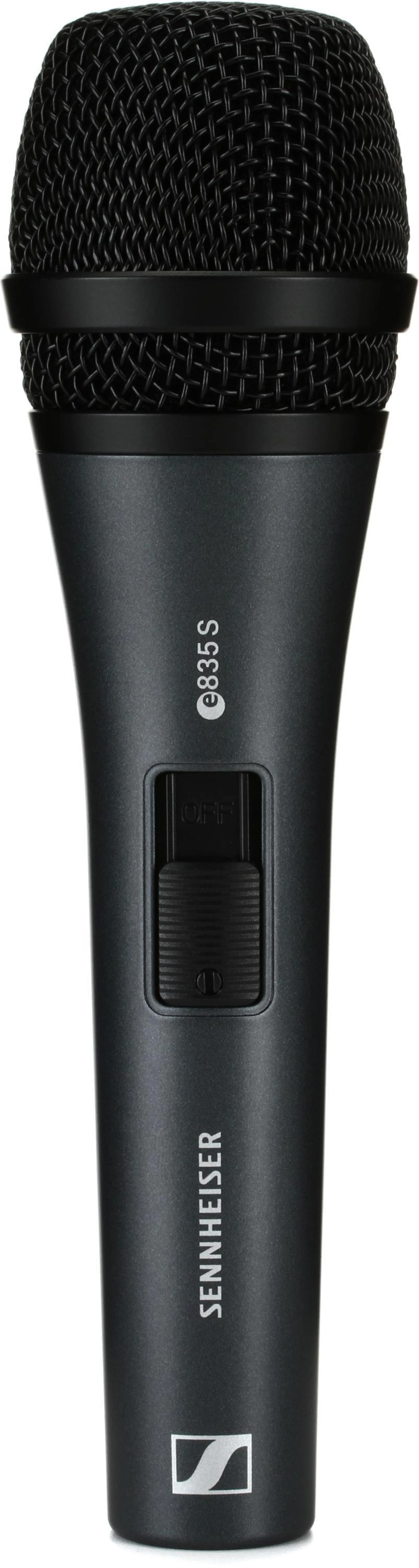 Sennheiser e 835-S 心形动圈人声麦克风，带开关
