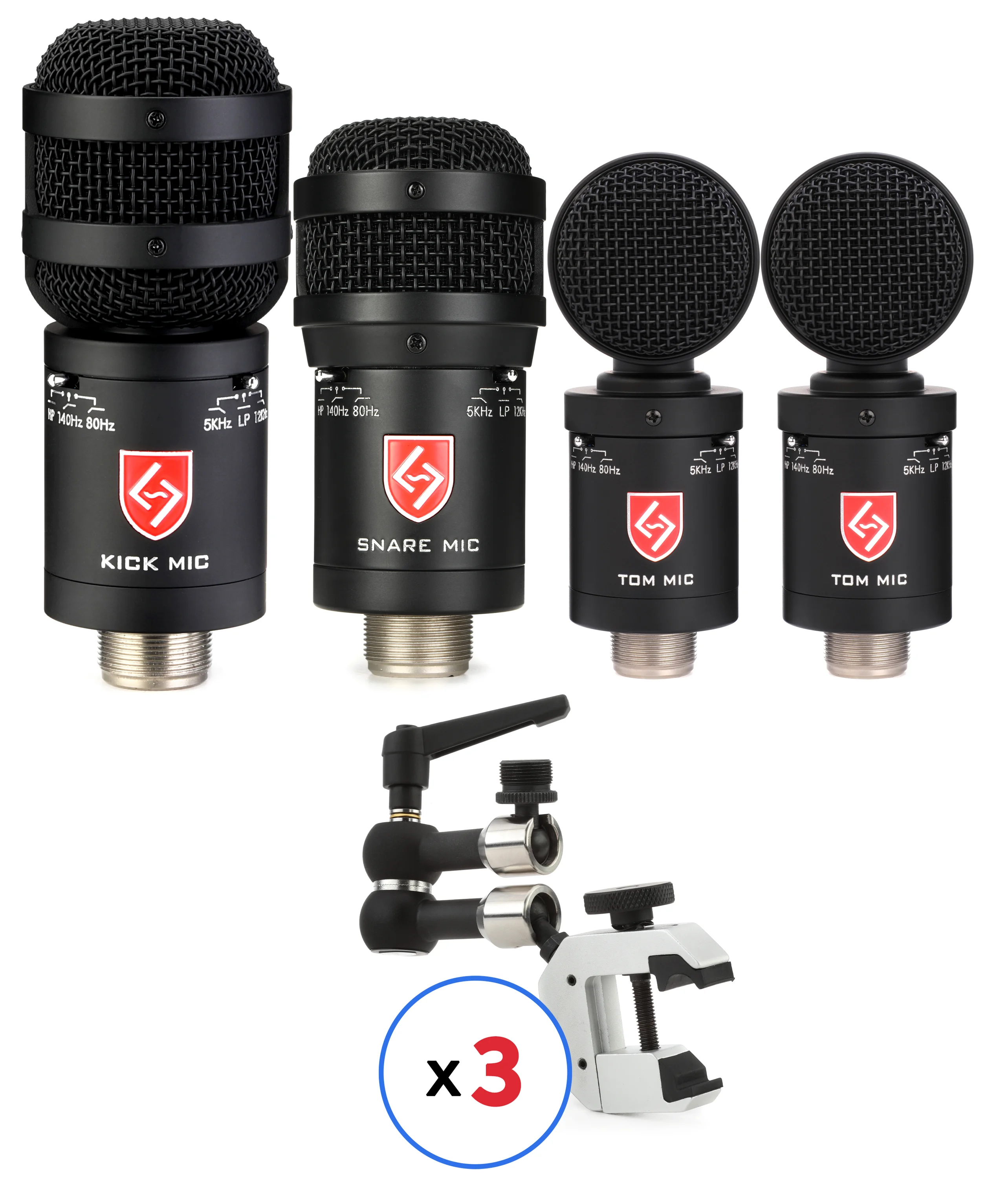 Lauten Audio 4 件套鼓麦克风套装
