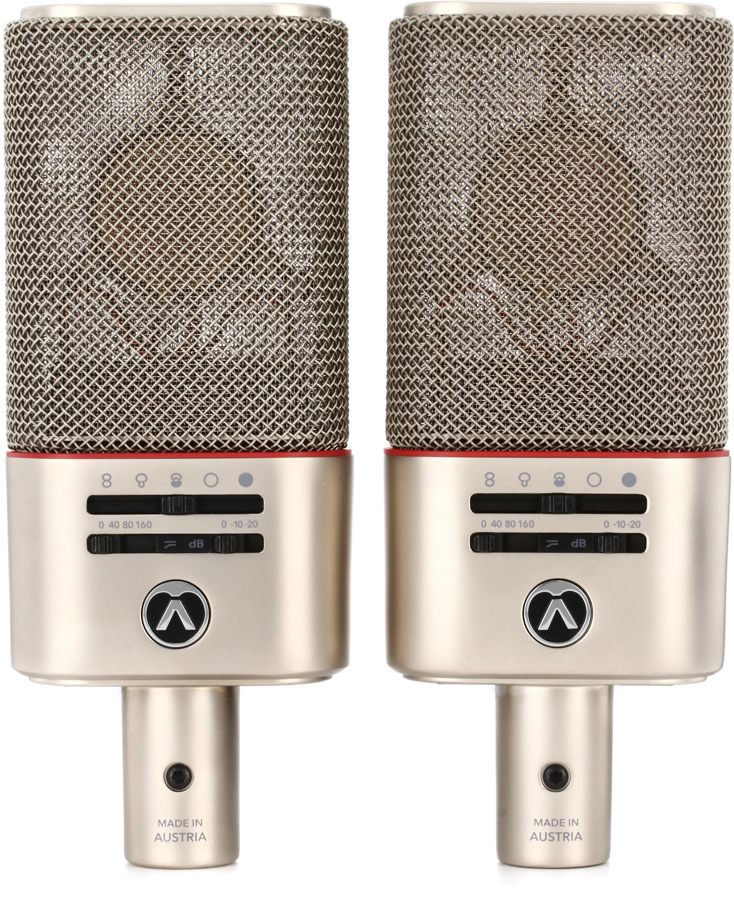 Austrian Audio OC818 Dual Set Plus 多指向大振膜电容麦克风 - 双支套装