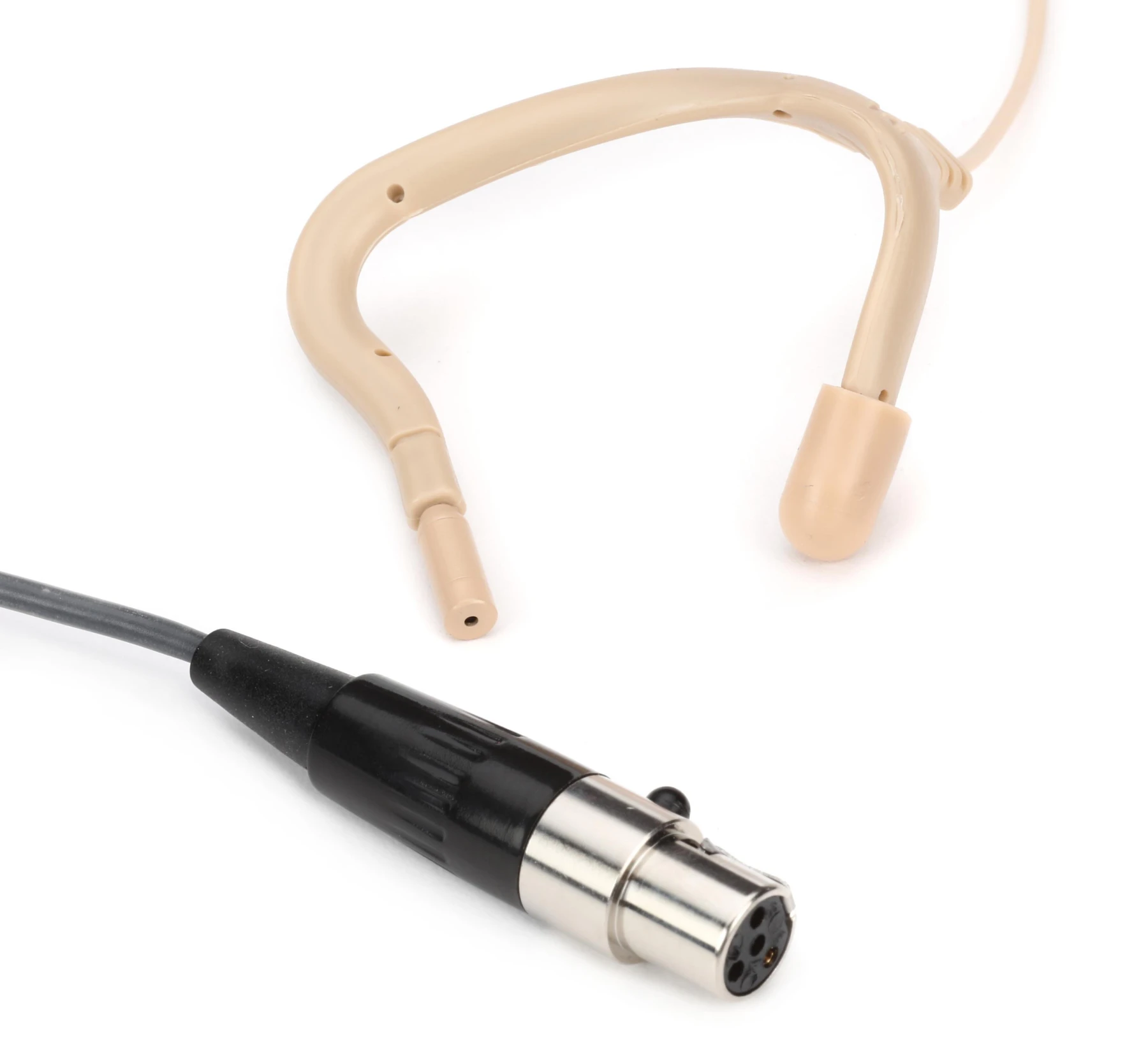 Point Source Audio Embrace EO-8WL 全指向耳挂式麦克风（带 TA4F 接头），适用于 Shure 无线系统 - 米色