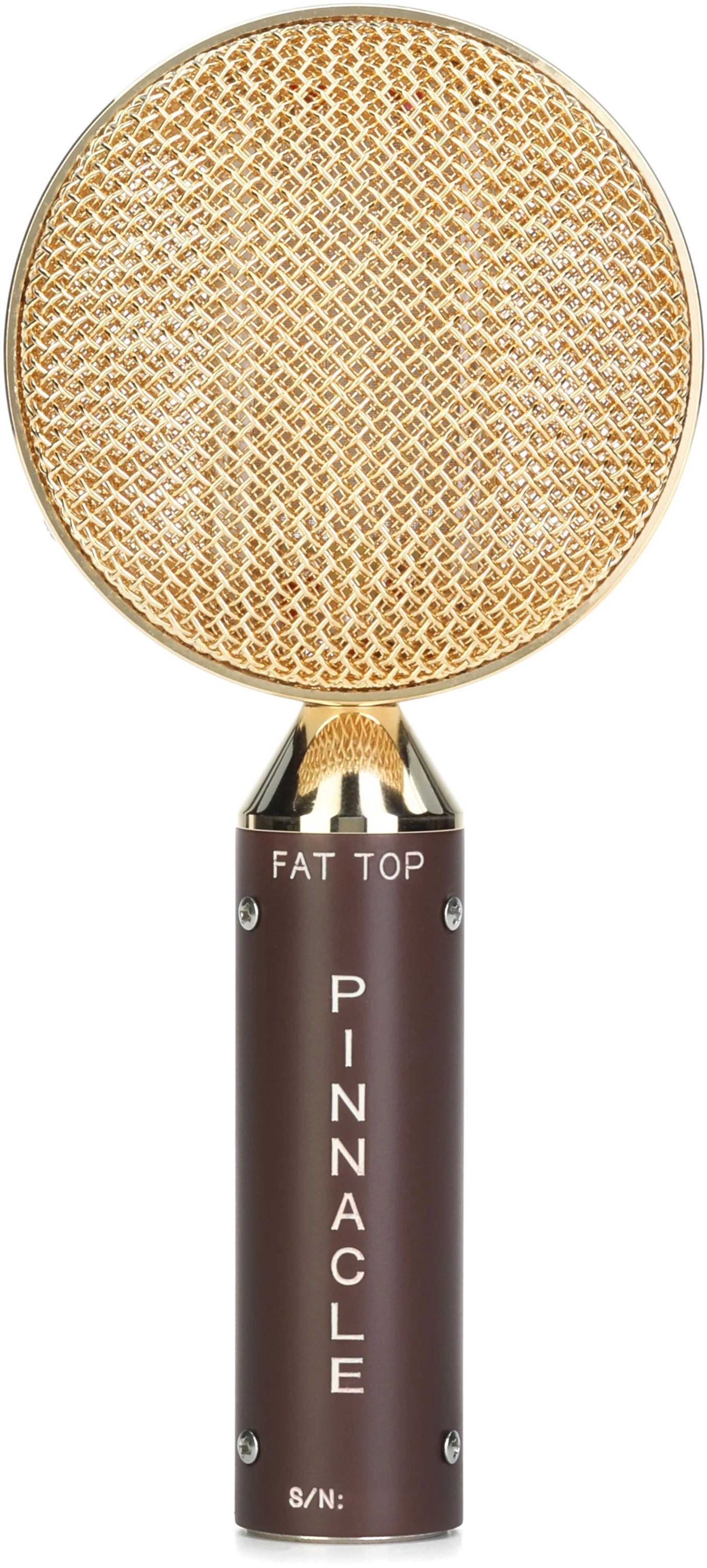 Pinnacle Microphones Fat Top 铝带麦克风 - 棕色