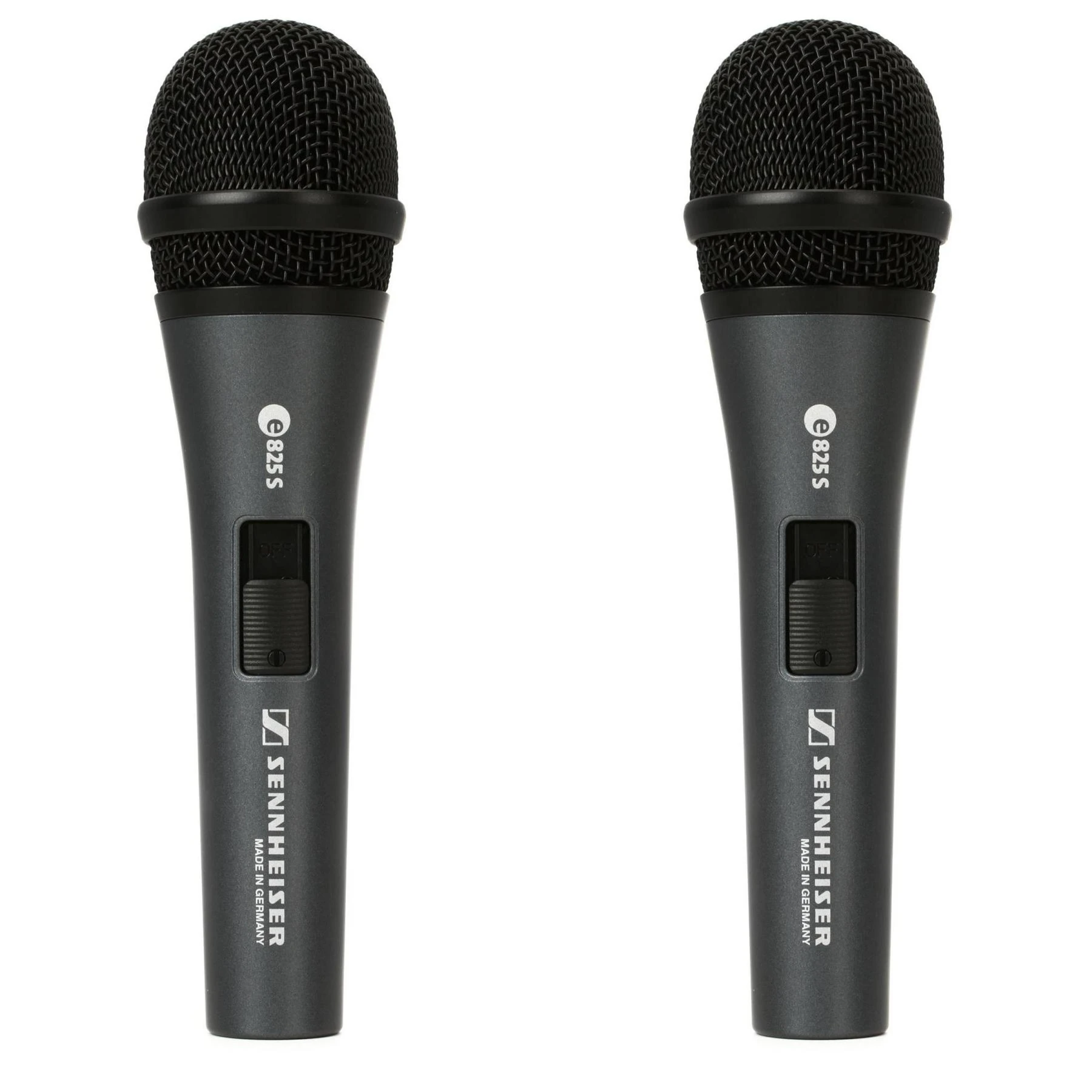 Sennheiser e 825-S 心形指向动圈人声麦克风（2支装）