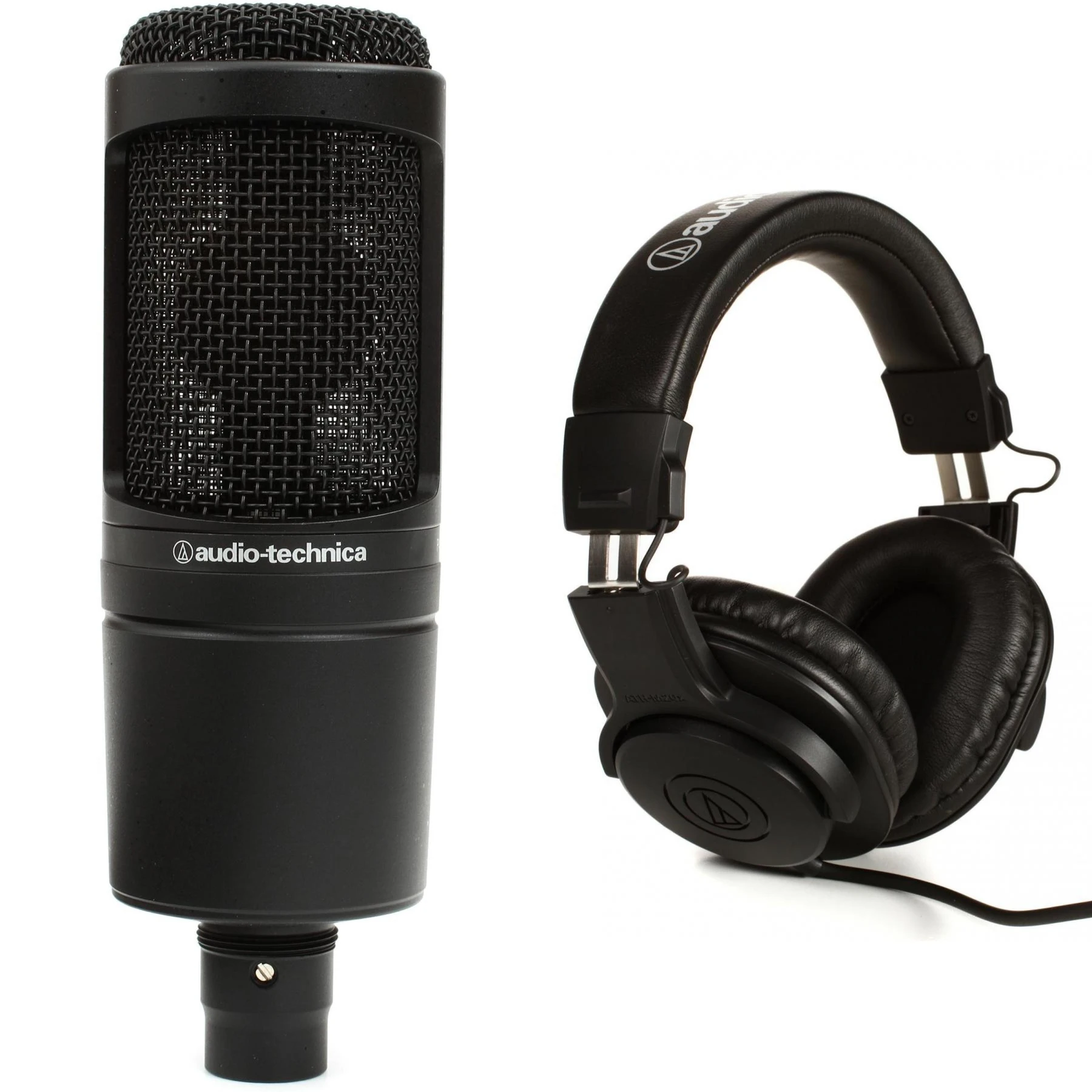Audio-Technica AT2020 麦克风和耳机套装