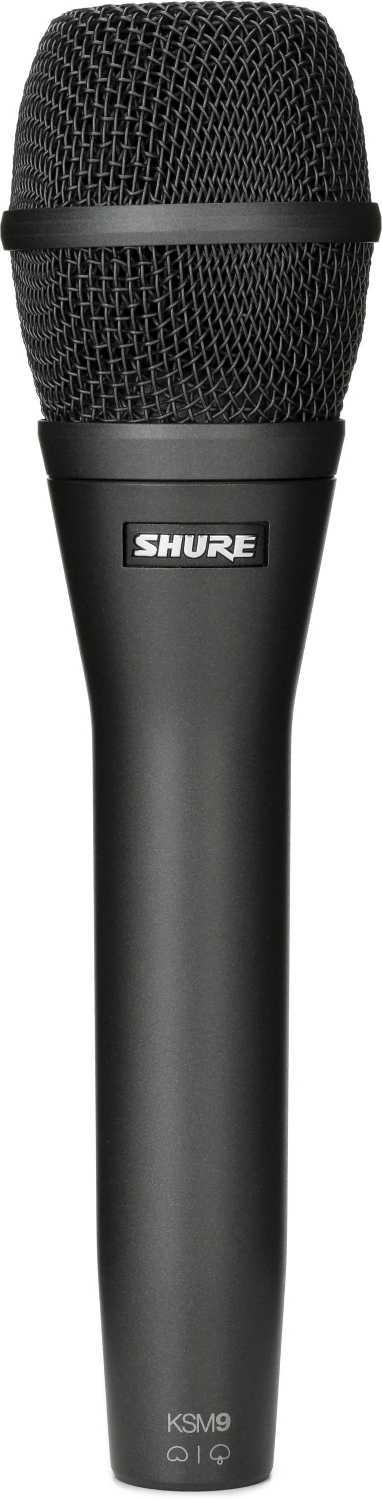 Shure KSM9 双指向电容手持人声麦克风 - 炭灰色