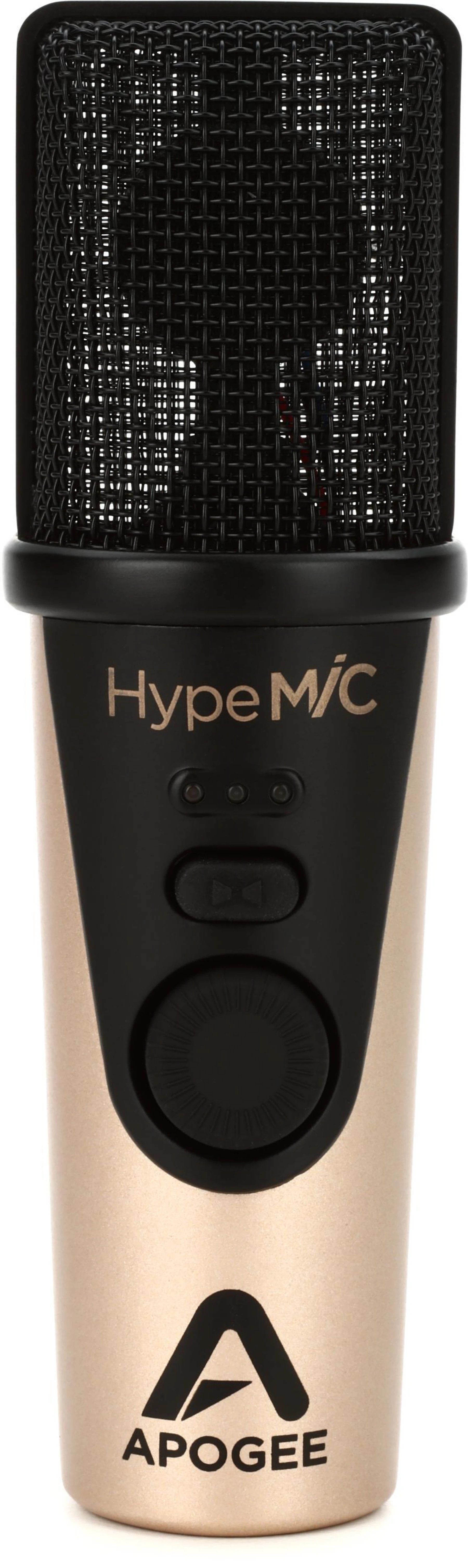 适用于 iPad、iPhone、Mac 和 Windows 的 Apogee HypeMic 麦克风