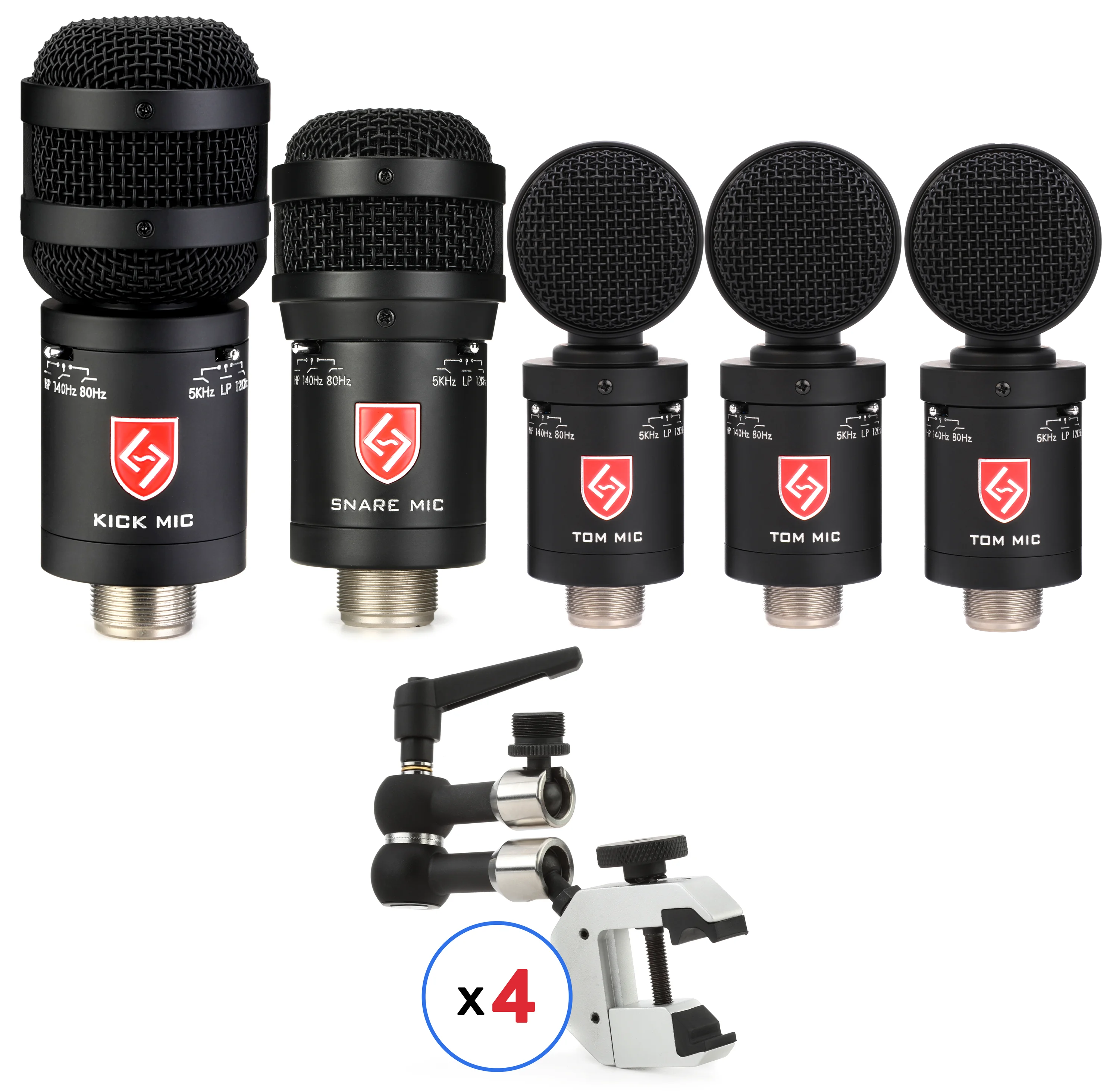 Lauten Audio 5件装鼓麦克风套装