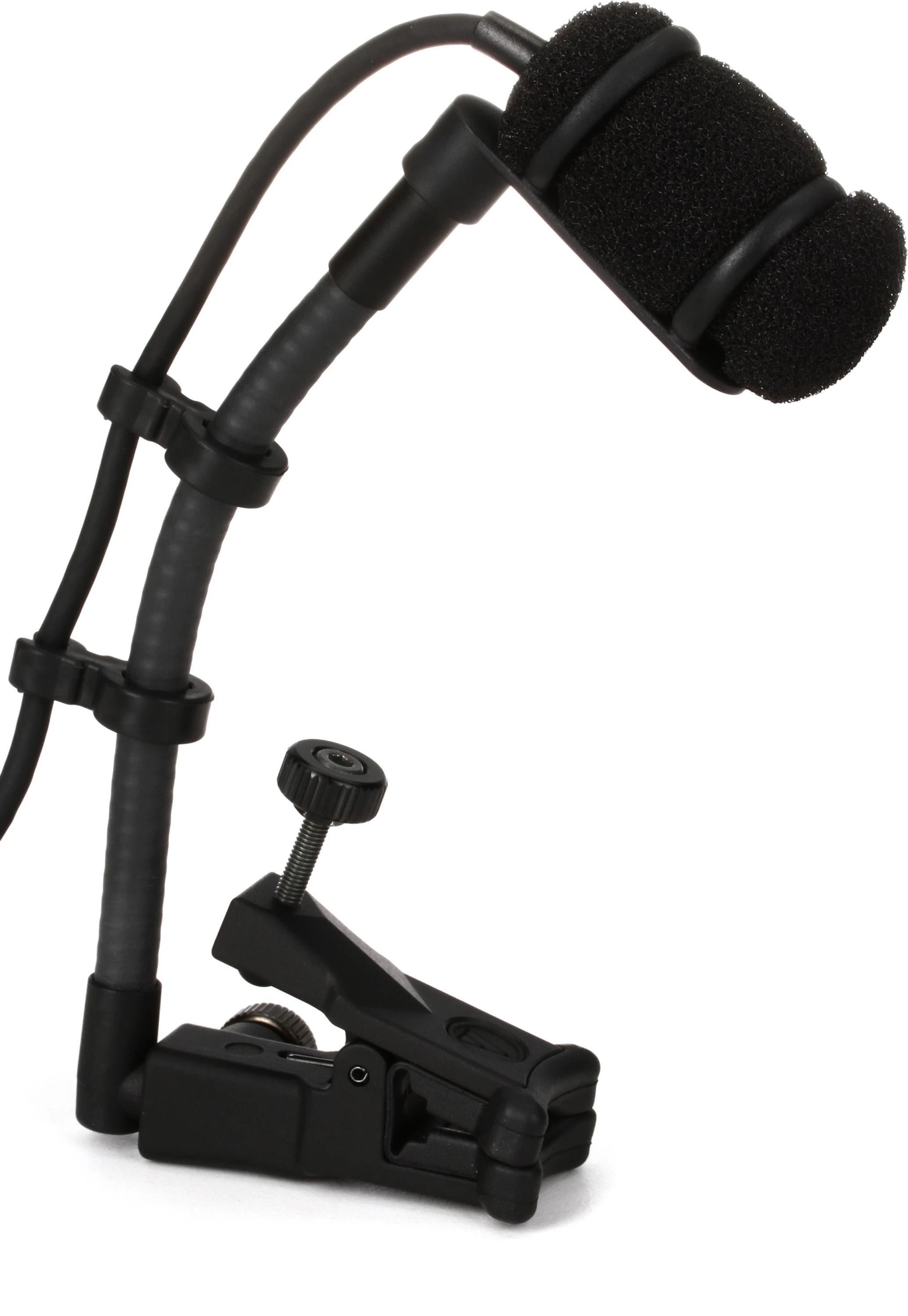 Audio-Technica ATM350U 心形电容麦克风，带夹式号角安装系统