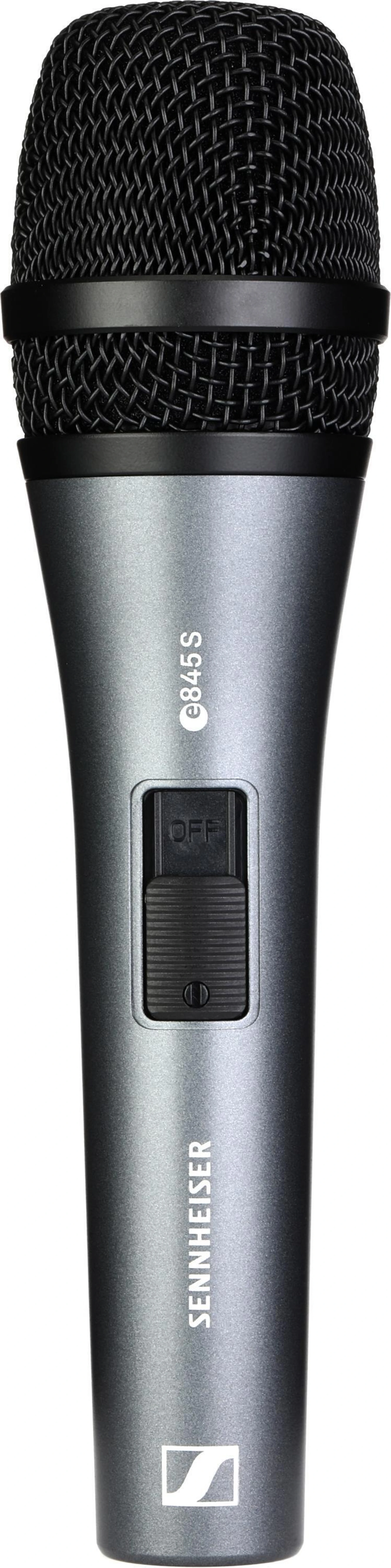 Sennheiser e 845-S 超心形动圈人声麦克风，带开/关开关