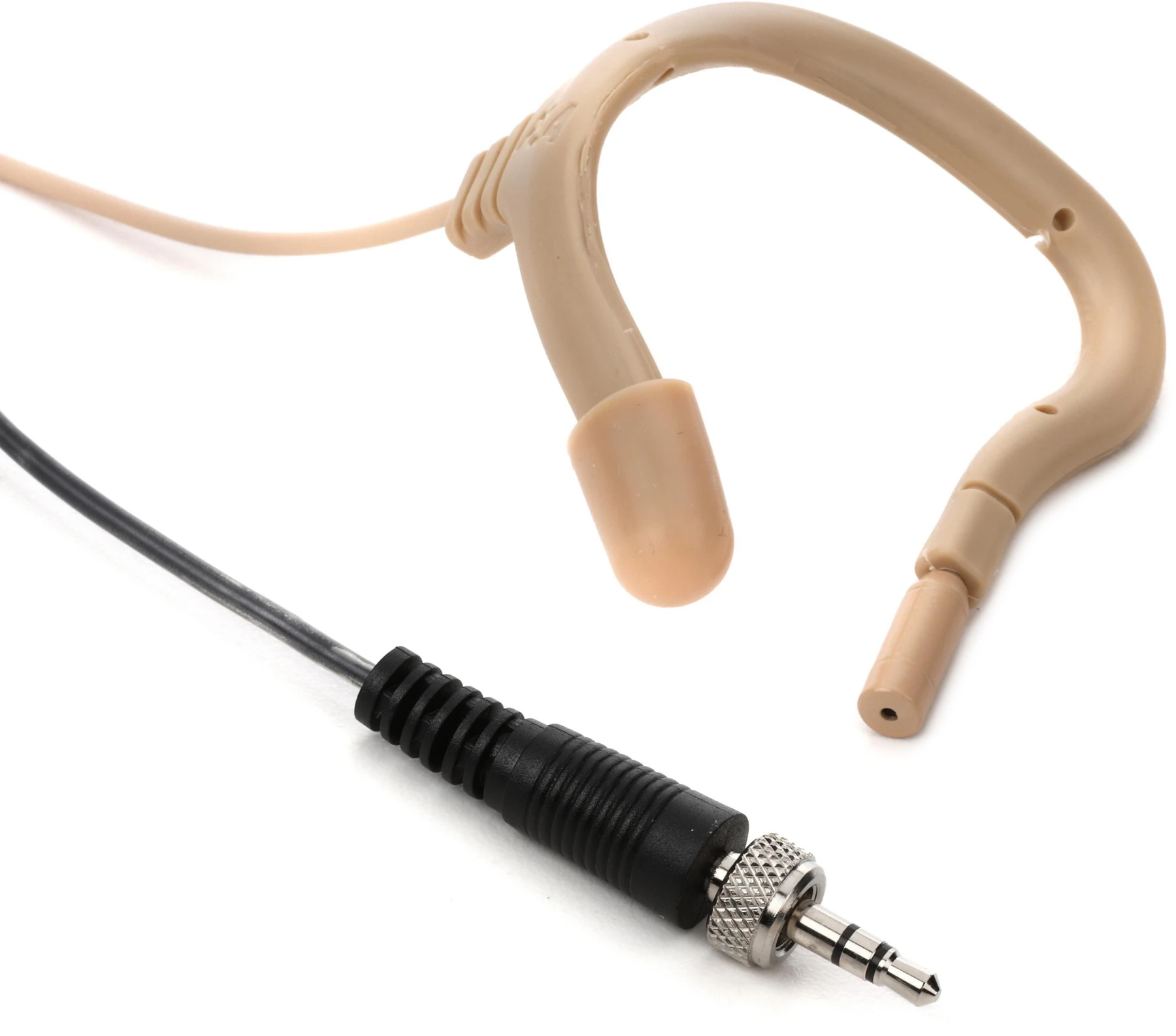 Point Source Audio Embrace EO-8WL 全指向耳挂式麦克风，配3.5mm接口，适用于森海塞尔无线系统 - 米色