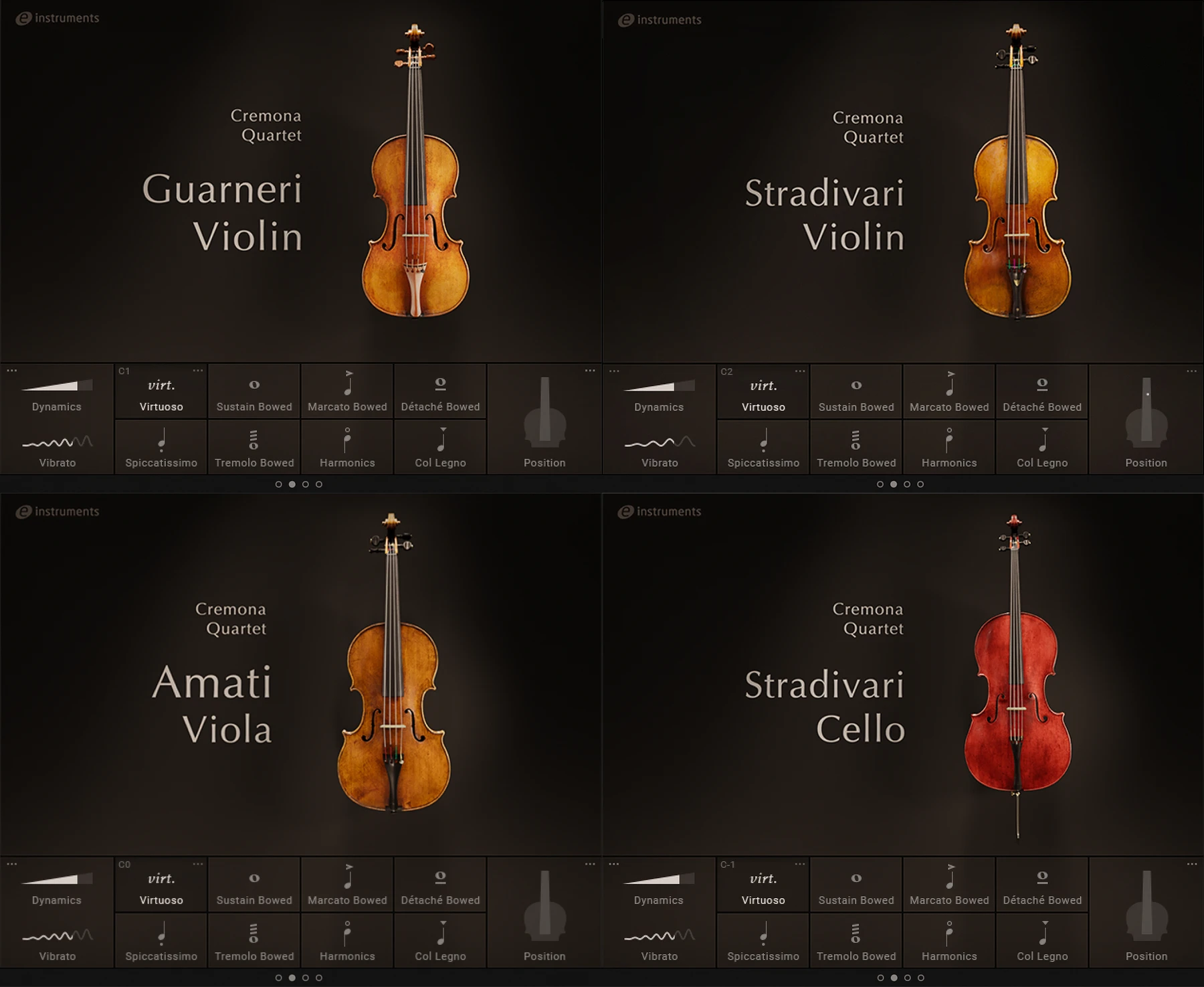 Native Instruments Cremona Quartet 克雷莫纳四重奏独奏虚拟乐器音色库