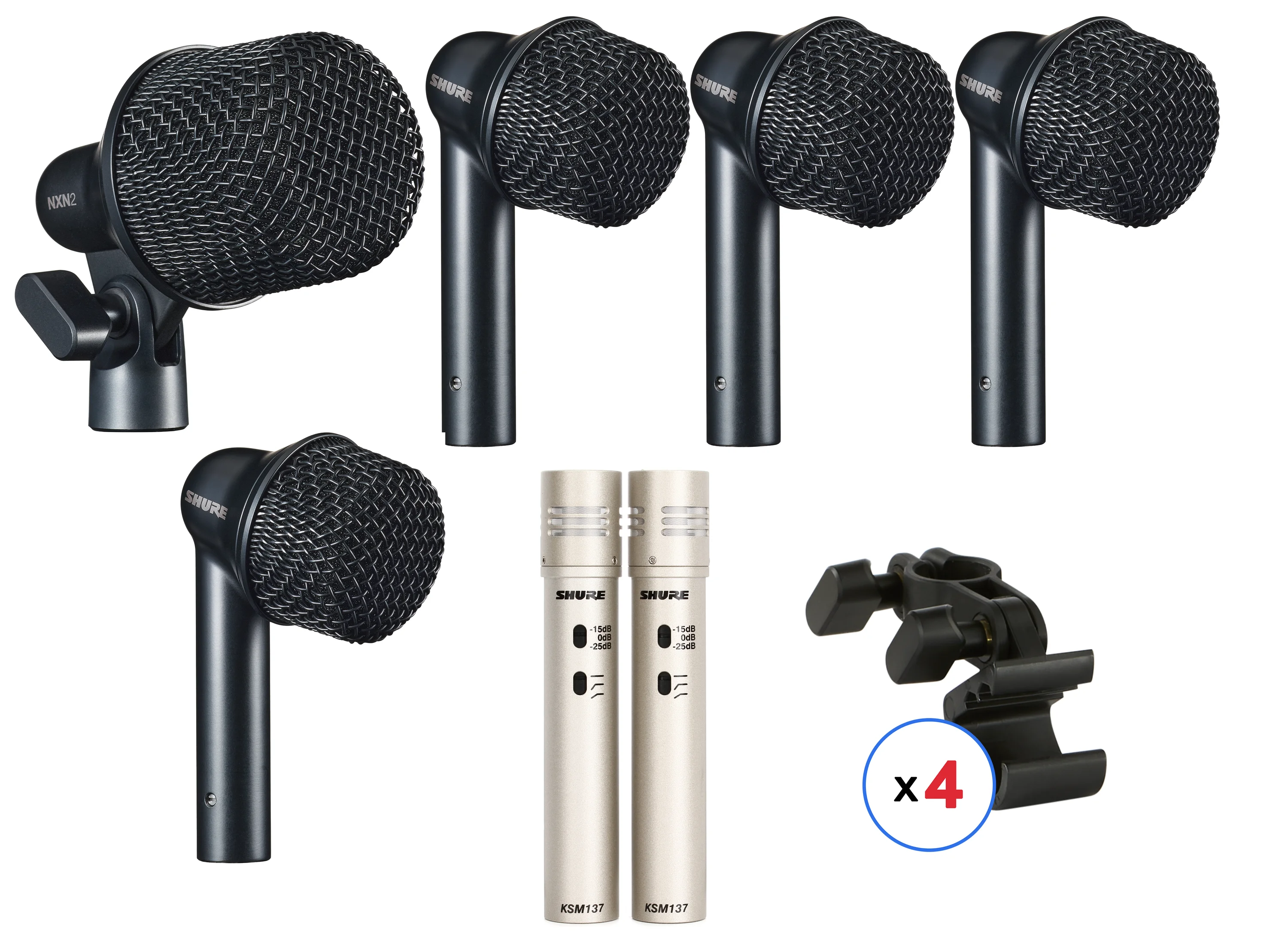 Shure Nexadyne 7件套鼓麦克风套装