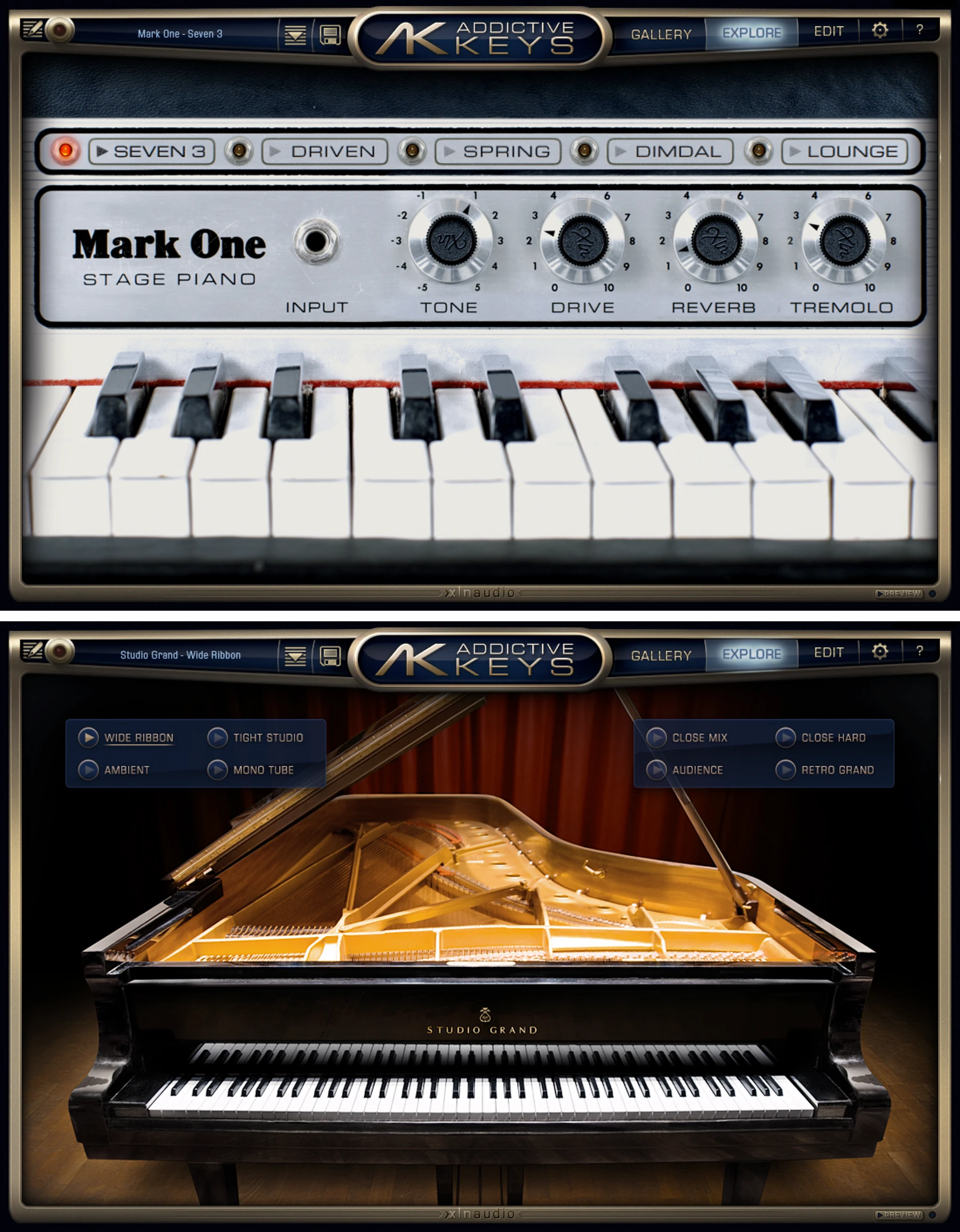 XLN Audio Addictive Keys 三重奏套装