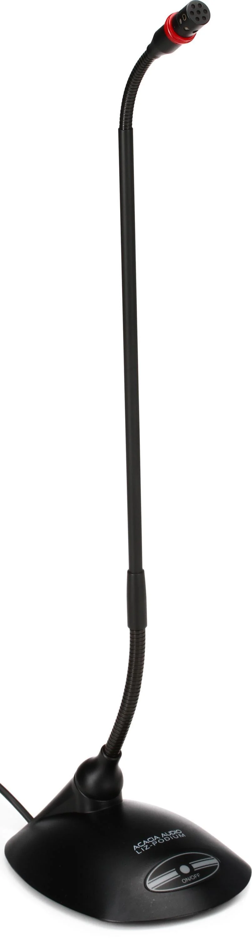 Acacia Audio LIZ Podium 心形鹅颈麦克风，带加重底座