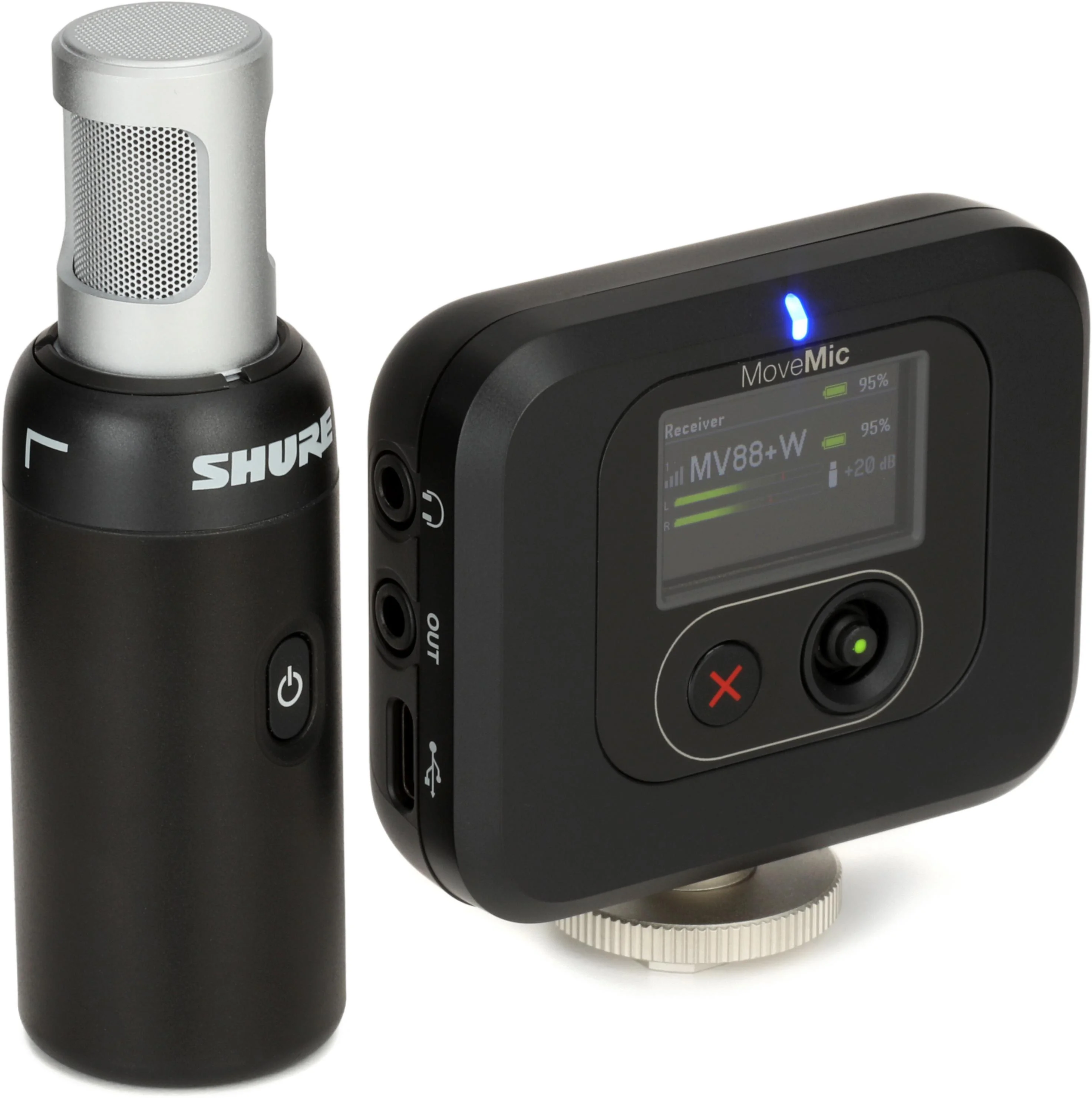 Shure MoveMic 88+ 和接收器套装