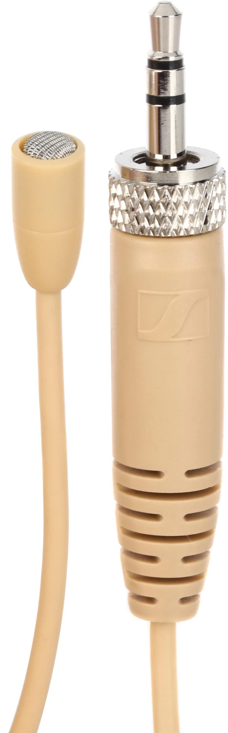 Sennheiser MKE Essential 全向电容领夹麦克风，适用于森海塞尔 Evolution Wireless - 米色