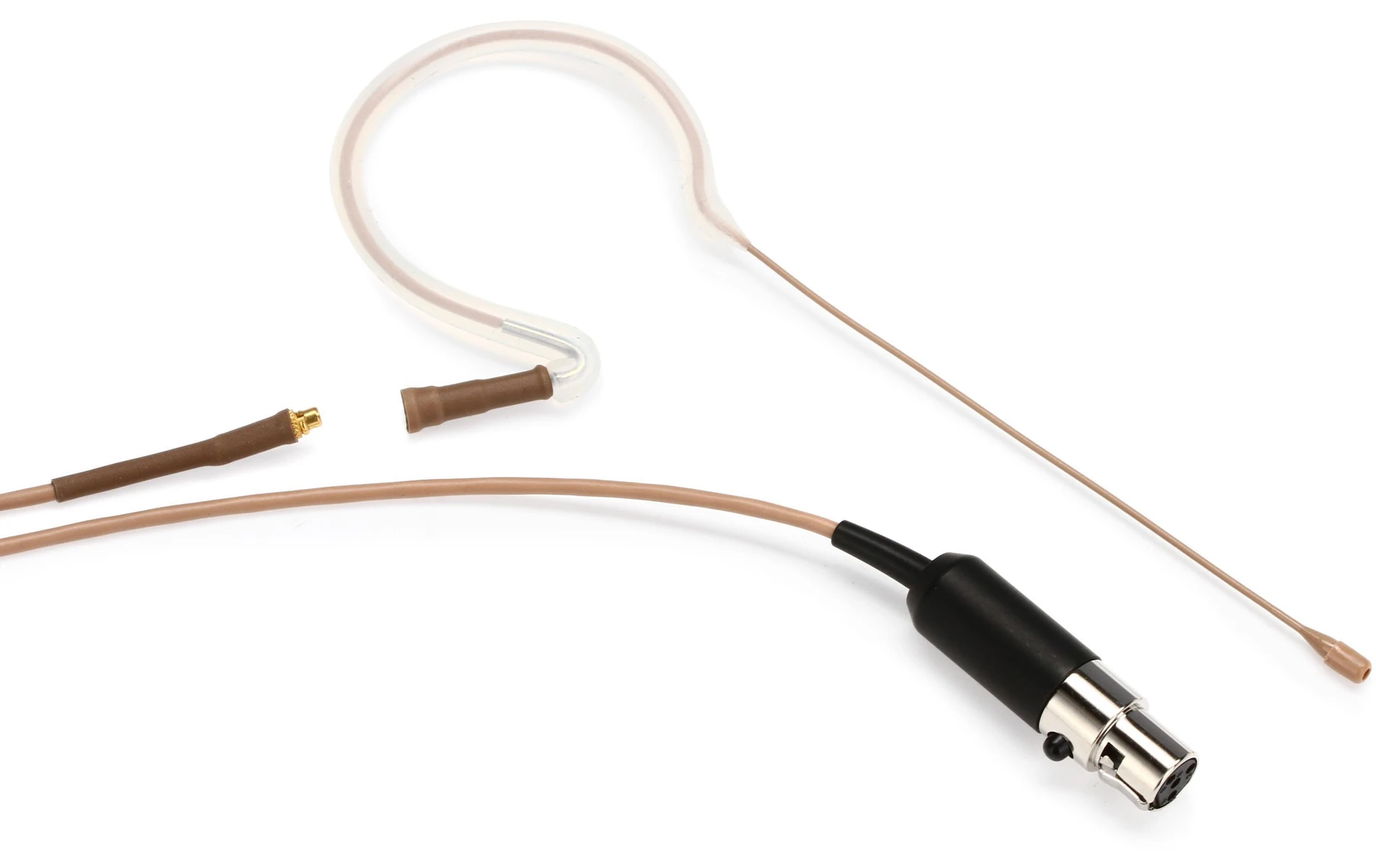Countryman E6i 全指向耳挂式麦克风，用于讲话，配 2mm 线缆和 SL 接口，适用于 Shure 无线系统 - 棕褐色