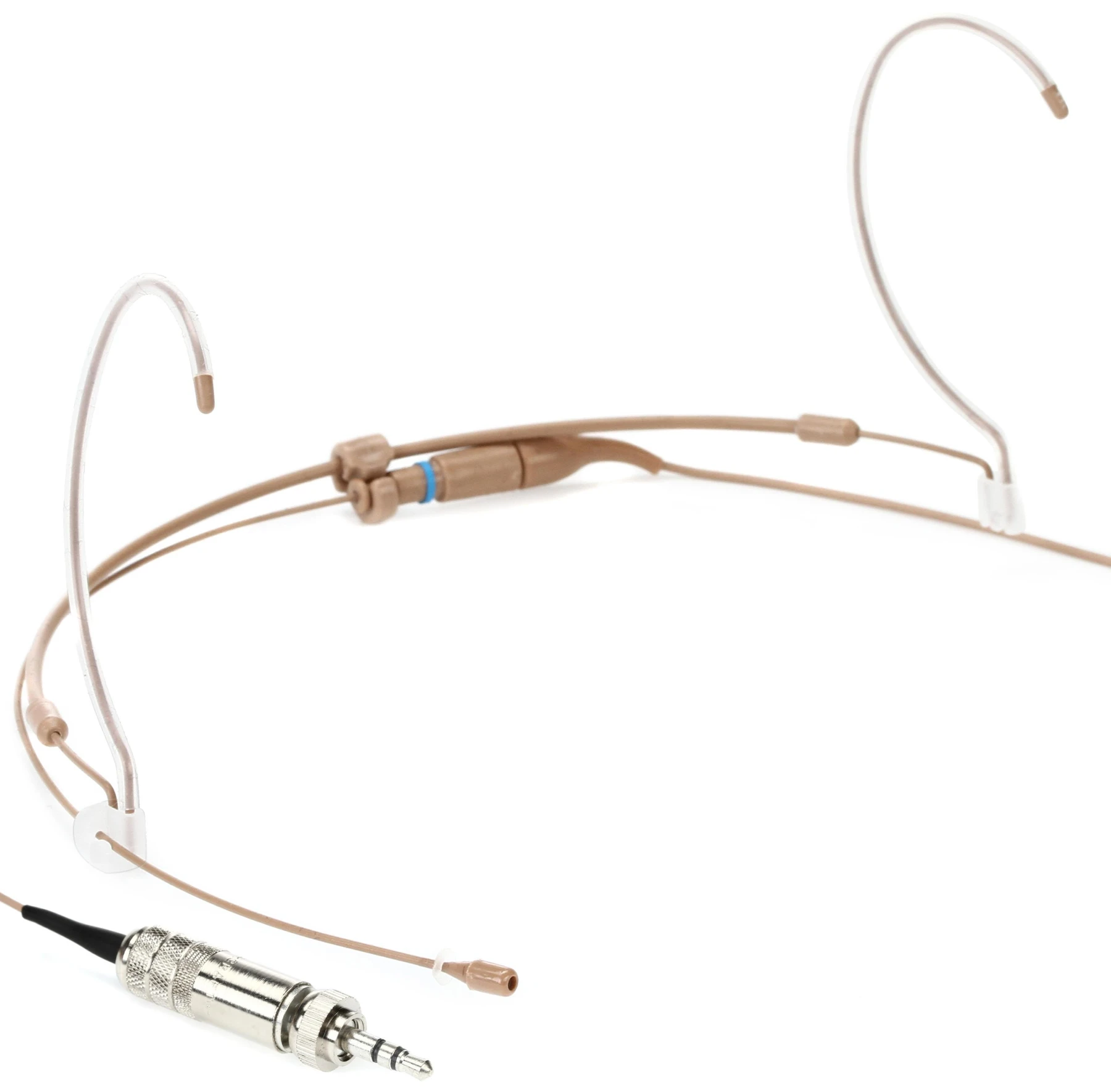 Countryman H6 全指向头戴麦克风 - 低灵敏度，带 3.5 毫米锁定接口，适用于 Sennheiser 无线 - 棕褐色