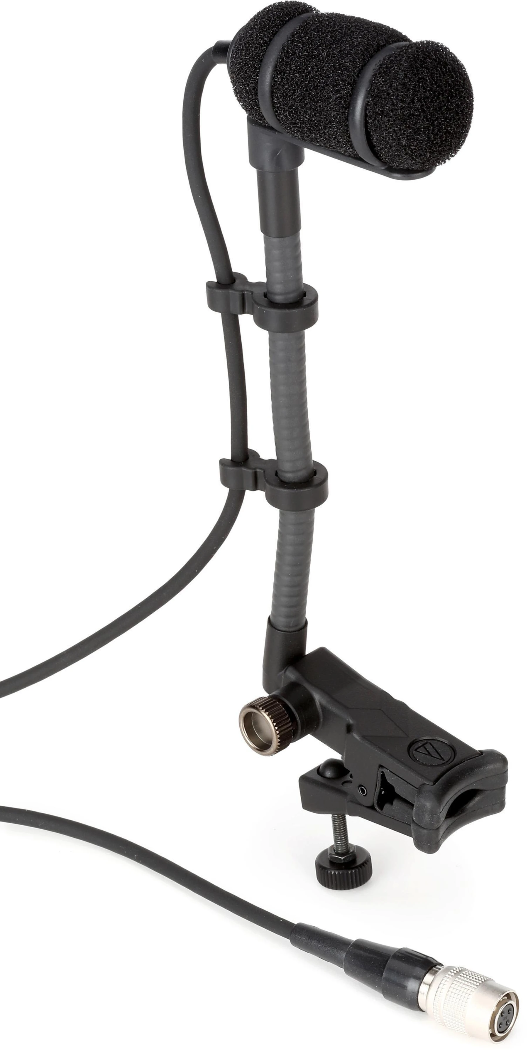 Audio-Technica ATM350UcW 心形电容夹式乐器麦克风，适用于 Audio-Technica cW 无线