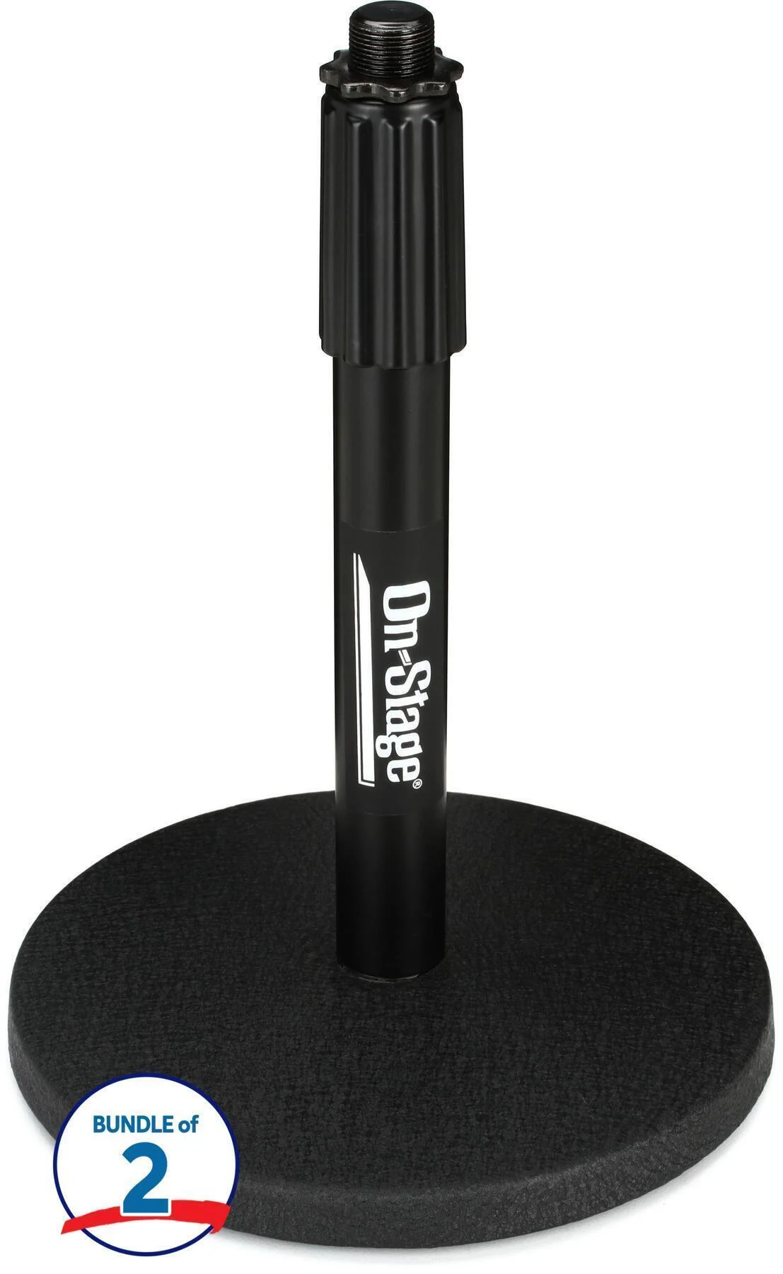 On-Stage DS7200B 可调桌面麦克风支架（2个装）