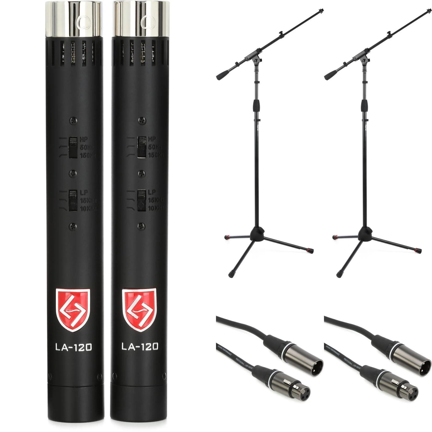 Lauten Audio LA-120 V2 小振膜电容麦克风对装，含支架和线缆