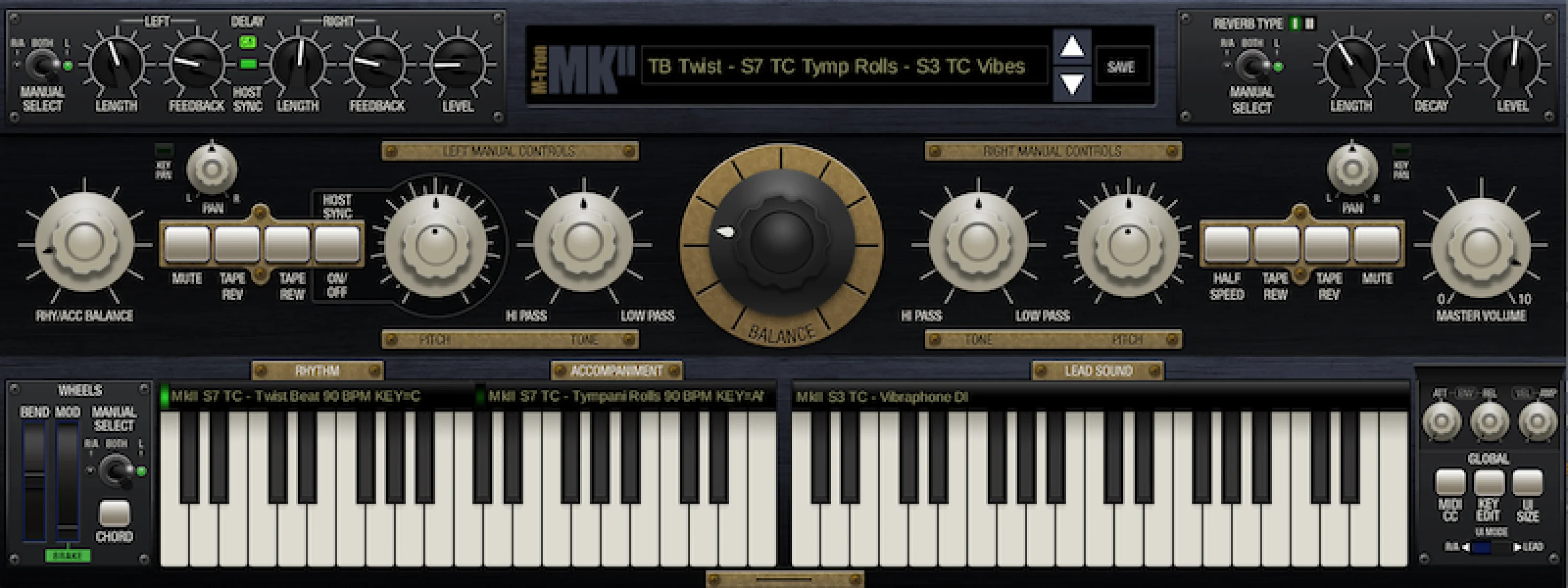 GForce M-Tron MkII Mellotron 虚拟乐器