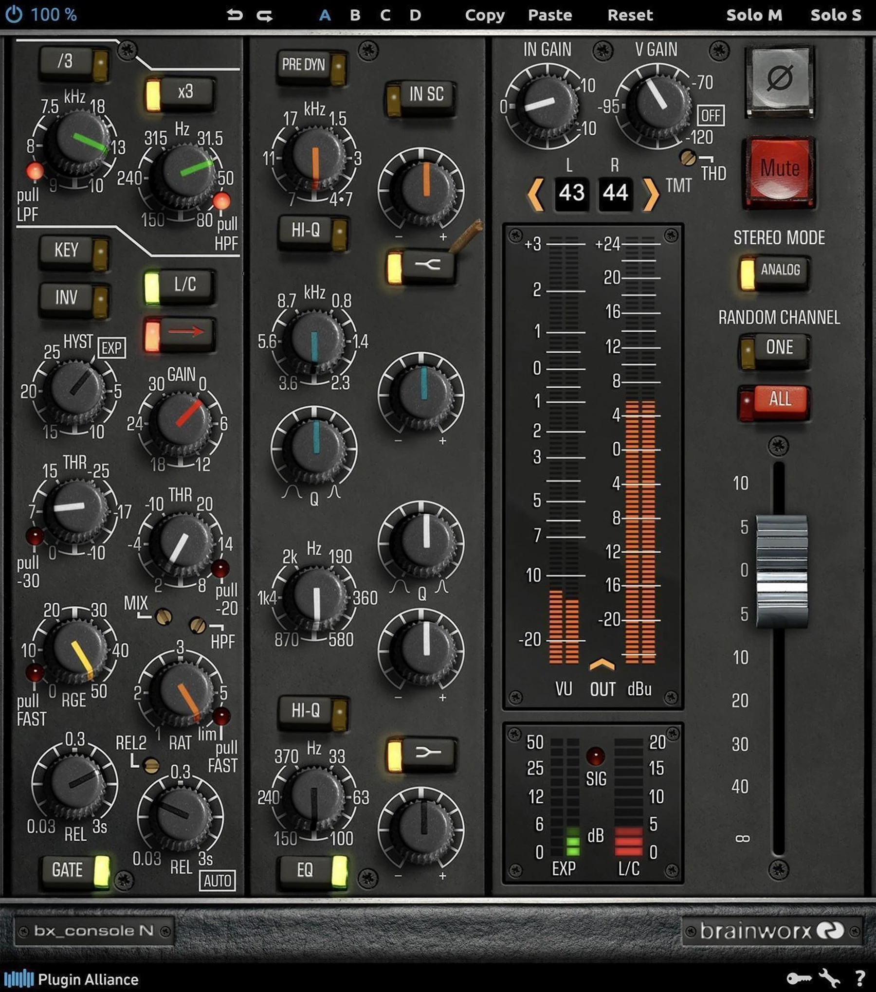 Brainworx bx_console N 控台模拟插件