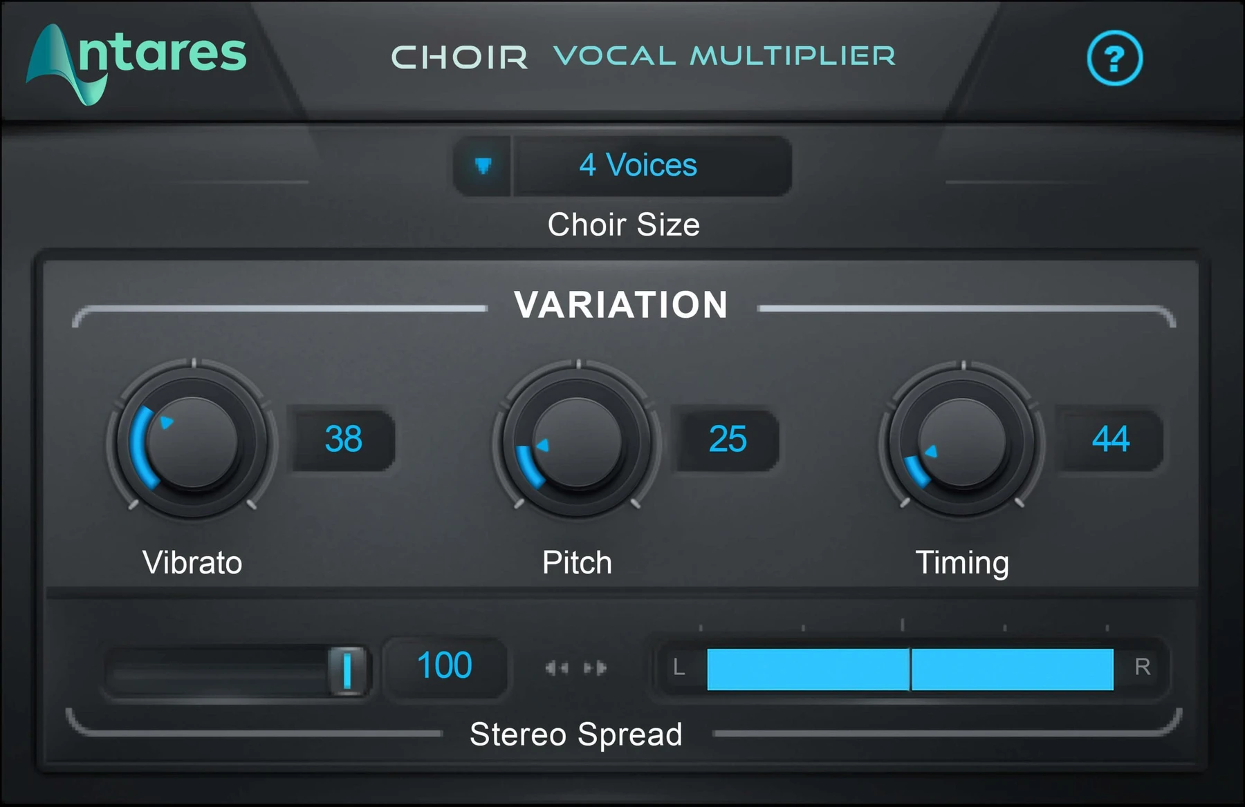 Antares CHOIR Evo 人声倍增插件