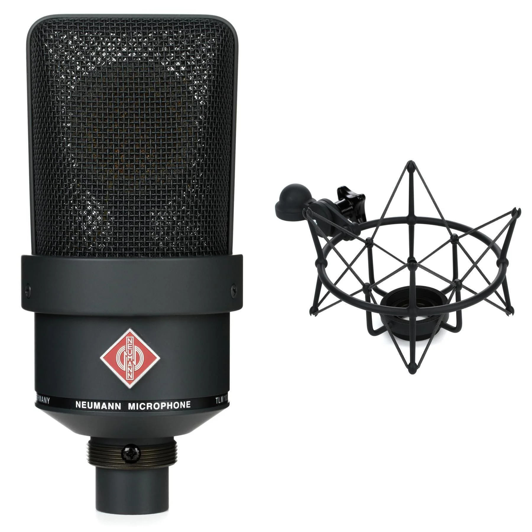 Neumann TLM 103 大振膜电容麦克风及避震架 - 哑光黑