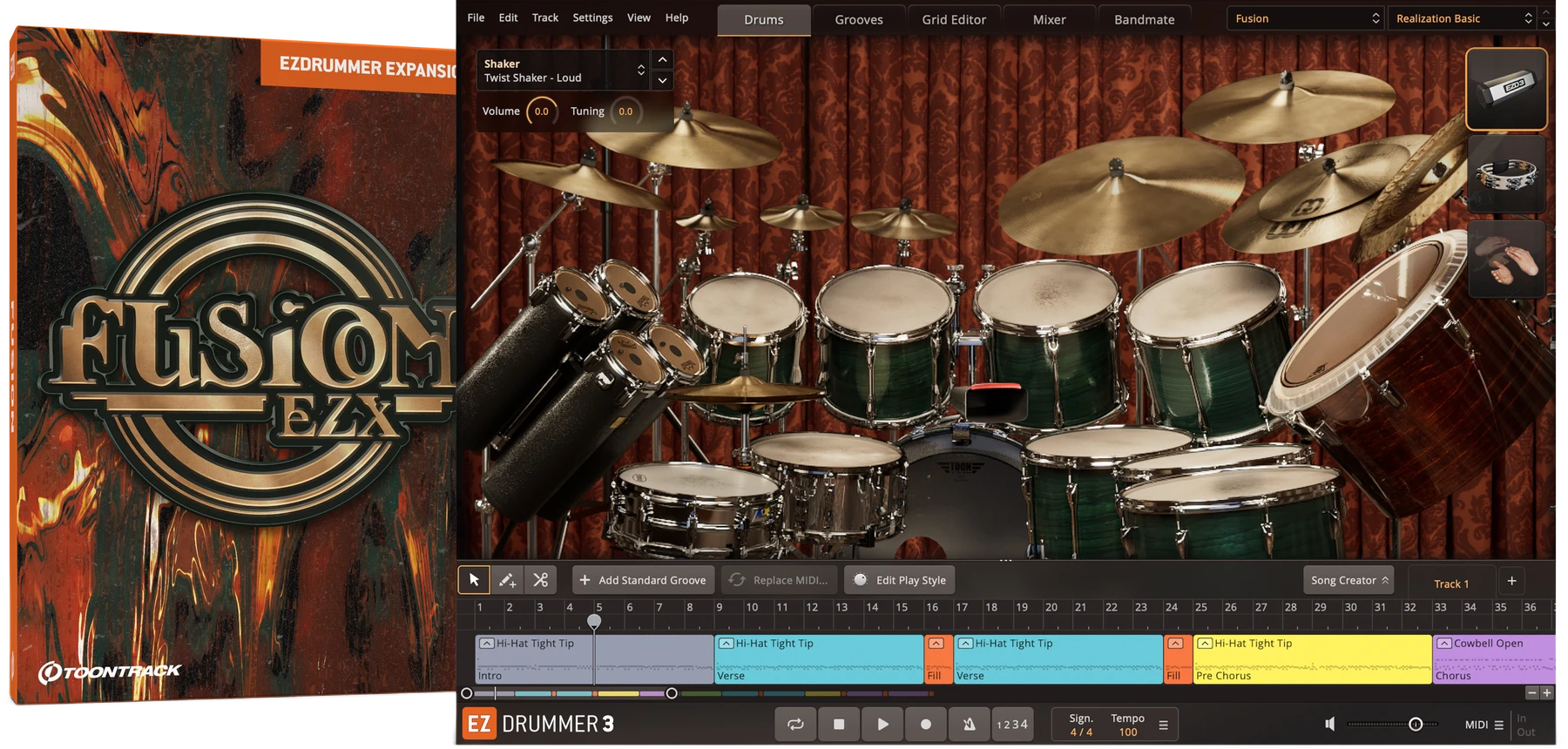 Toontrack Fusion EZX 音色扩展包
