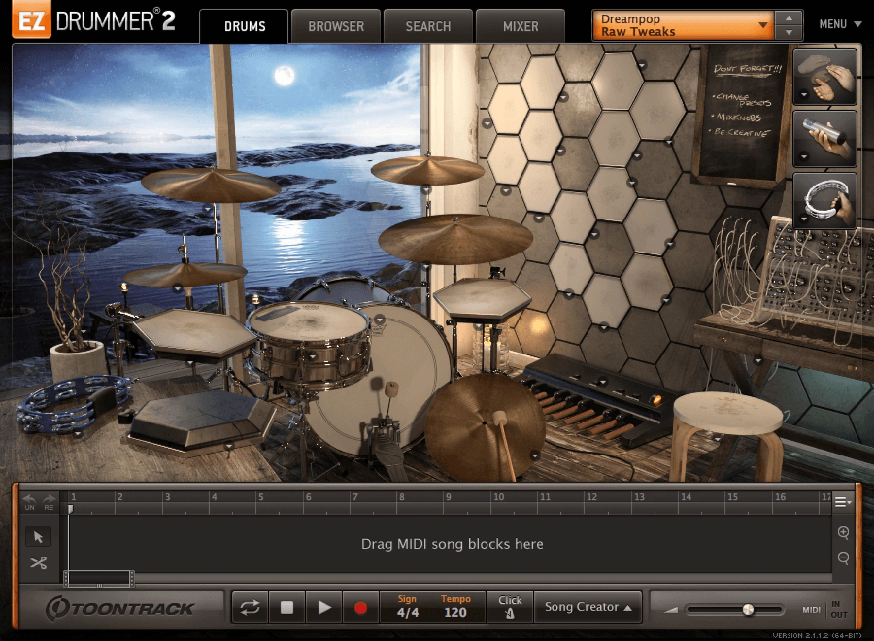 Toontrack Dream Pop EZX 音色扩展包