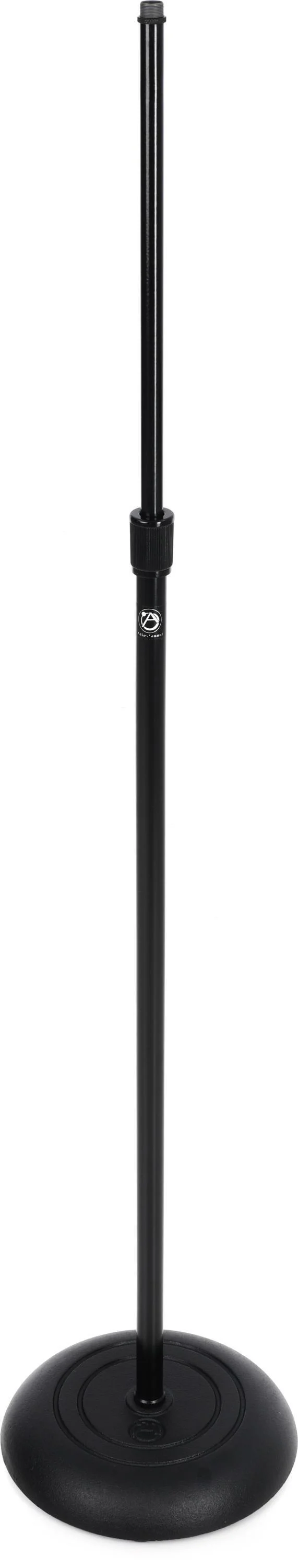 AtlasIED MS-10CE 圆底座麦克风支架 - 乌木色