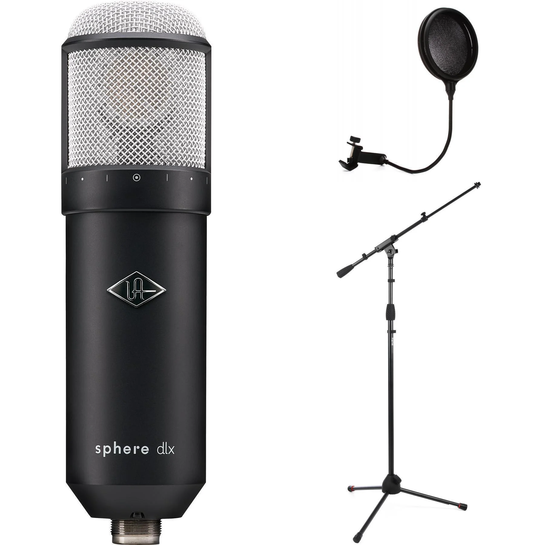 Universal Audio Sphere DLX 建模麦克风系统，含支架和防喷罩