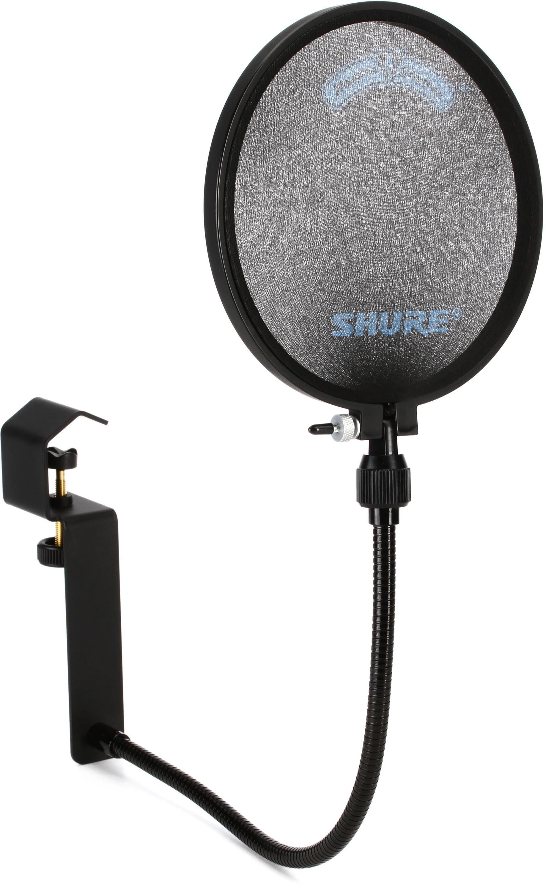 Shure PS-6 Popper Stopper 防喷罩，带金属鹅颈和重型麦克风支架夹