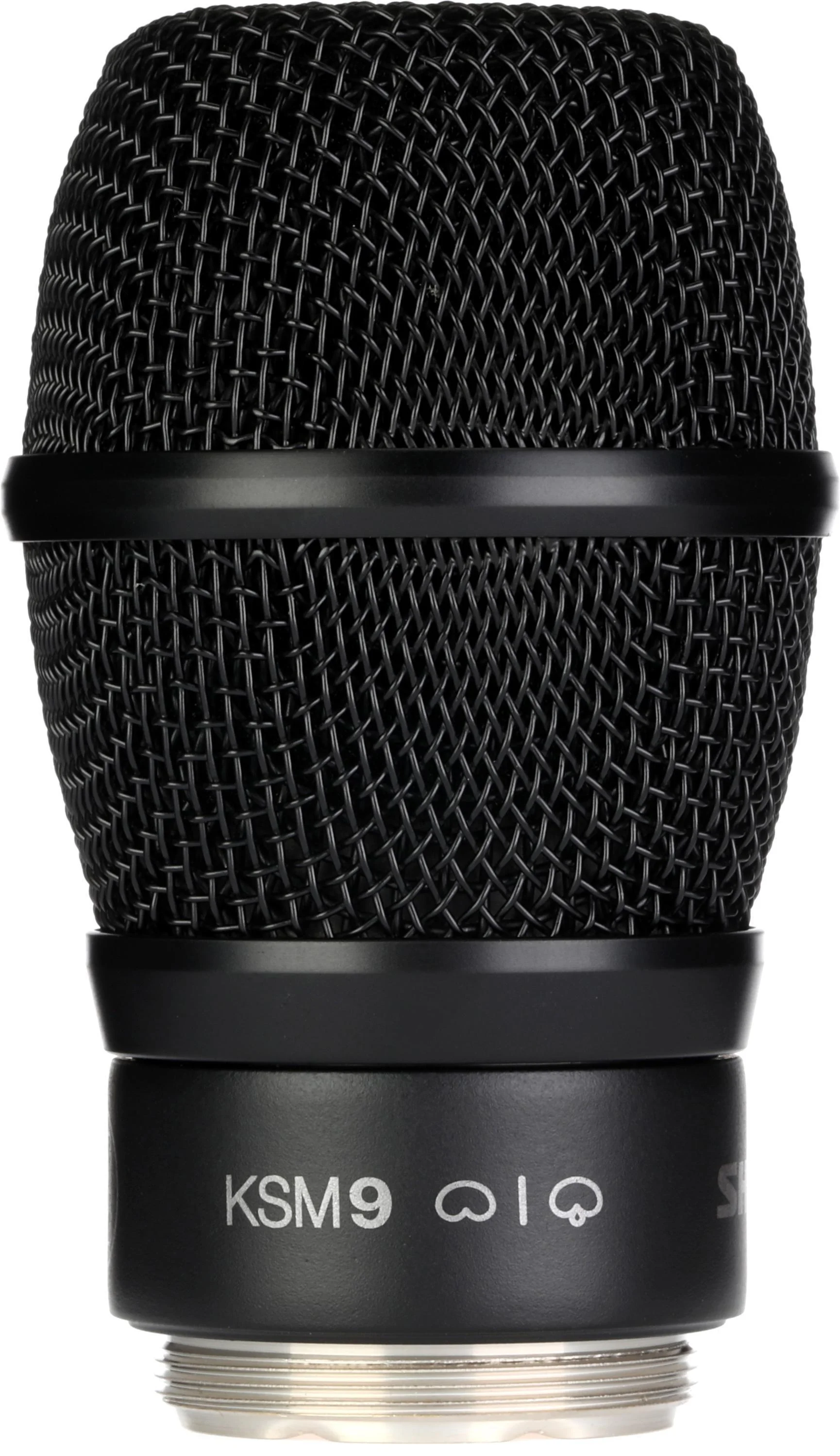 Shure RPW184 无线 KSM9 麦克风替换振膜组件、外壳和网罩 - 黑色