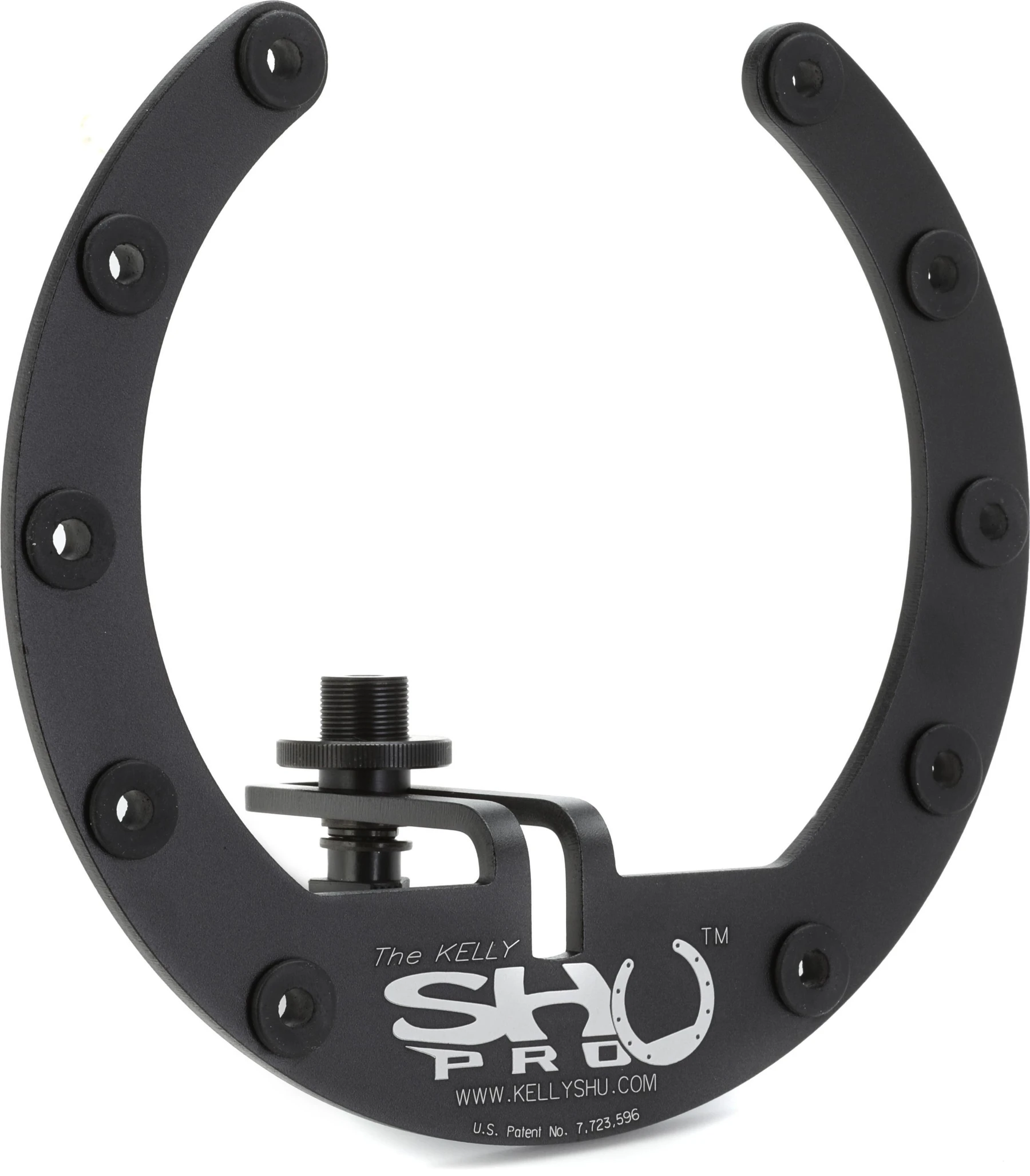 Kelly Concepts The Kelly SHU Pro 低音鼓麦克风减震支架套件 - 铝制 - 黑色表面