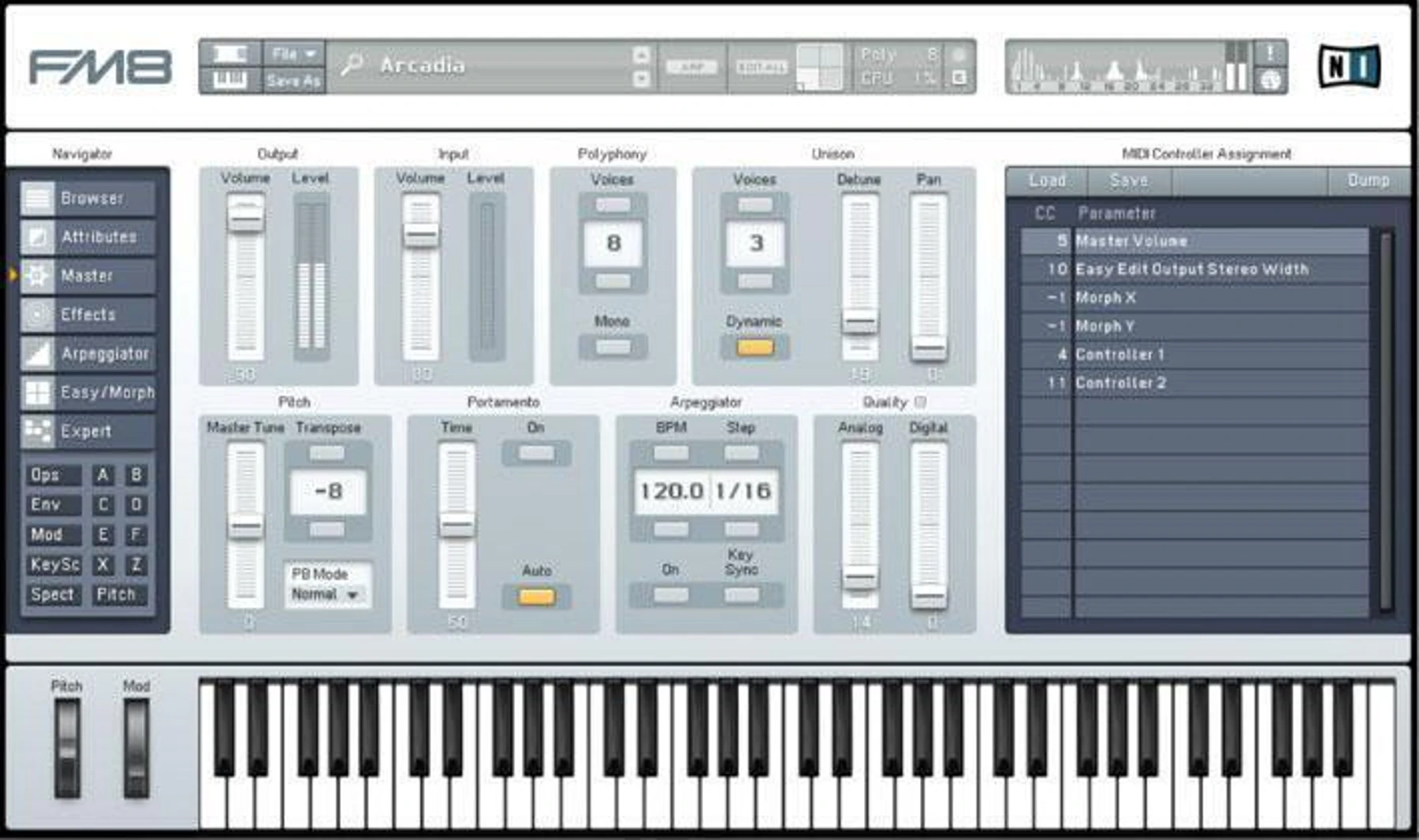 Native Instruments FM8 合成器软件