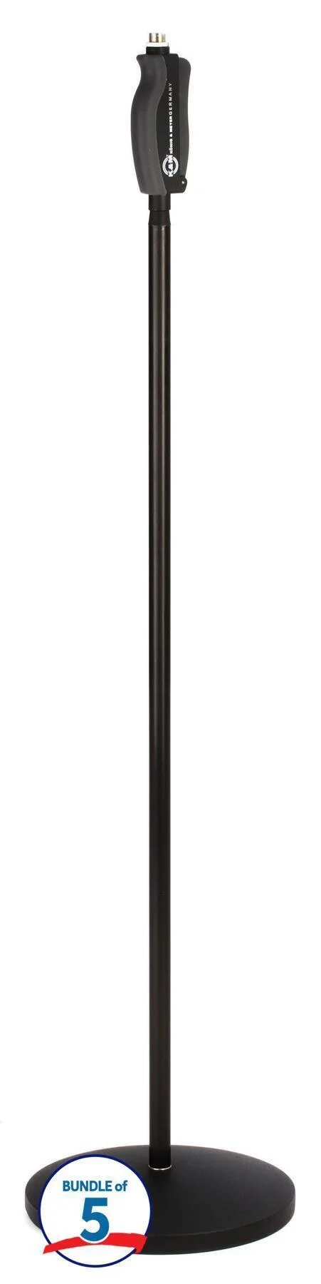 K&M 26085 单手调节麦克风支架（5只装）