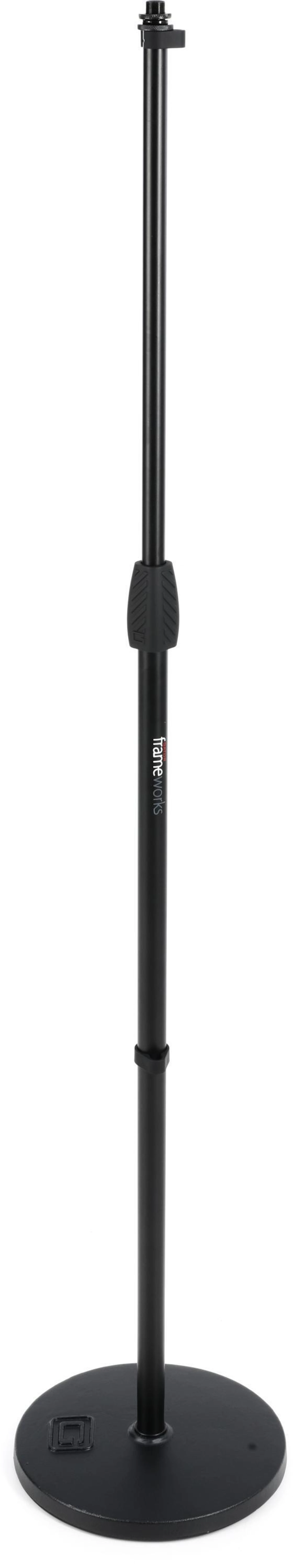 Gator Frameworks GFW-MIC-1000 标准 10 英寸圆底座麦克风支架