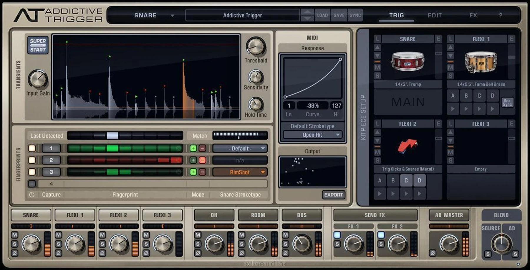 XLN Audio Addictive Trigger 鼓替换插件