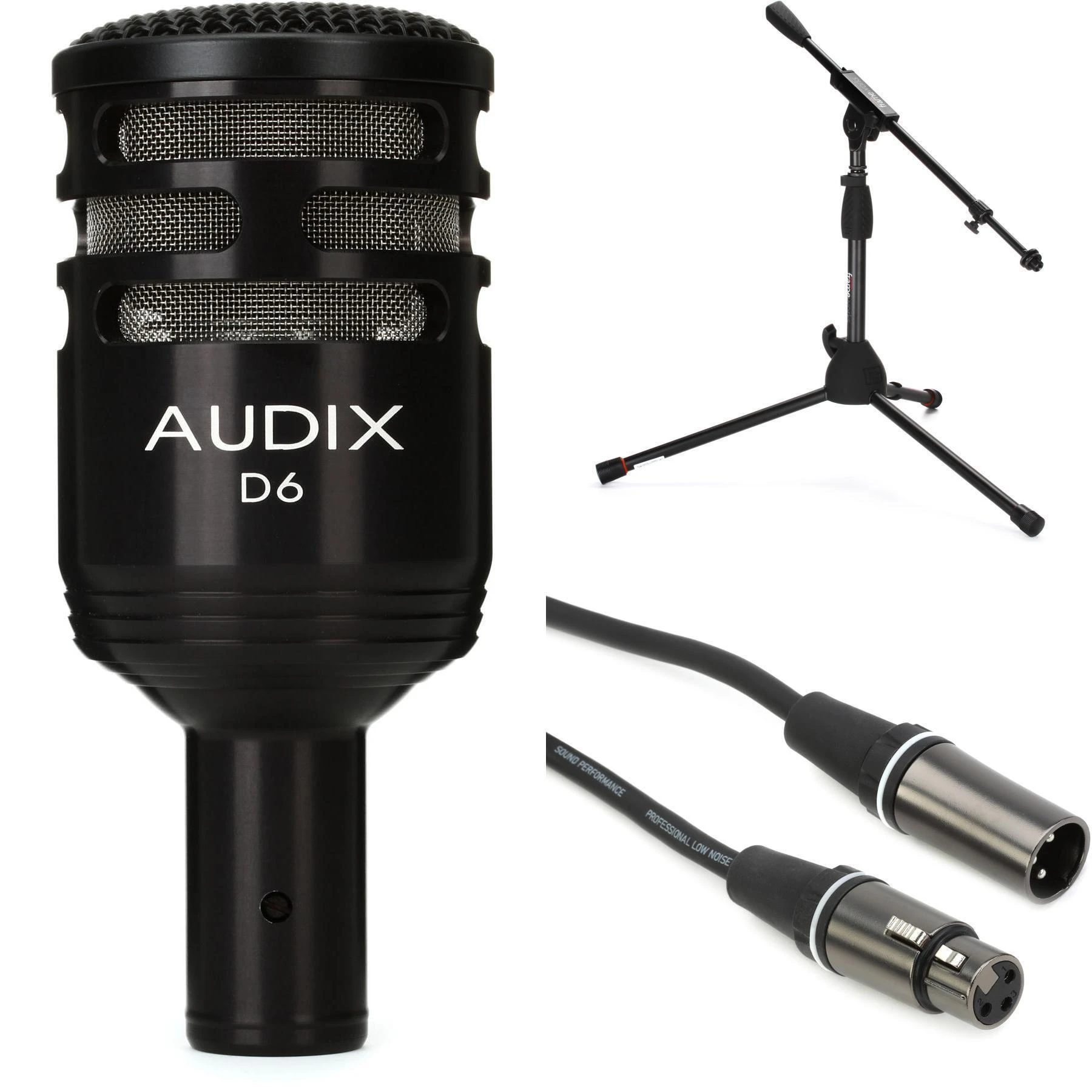 Audix D6 底鼓麦克风套装（含支架和线缆）