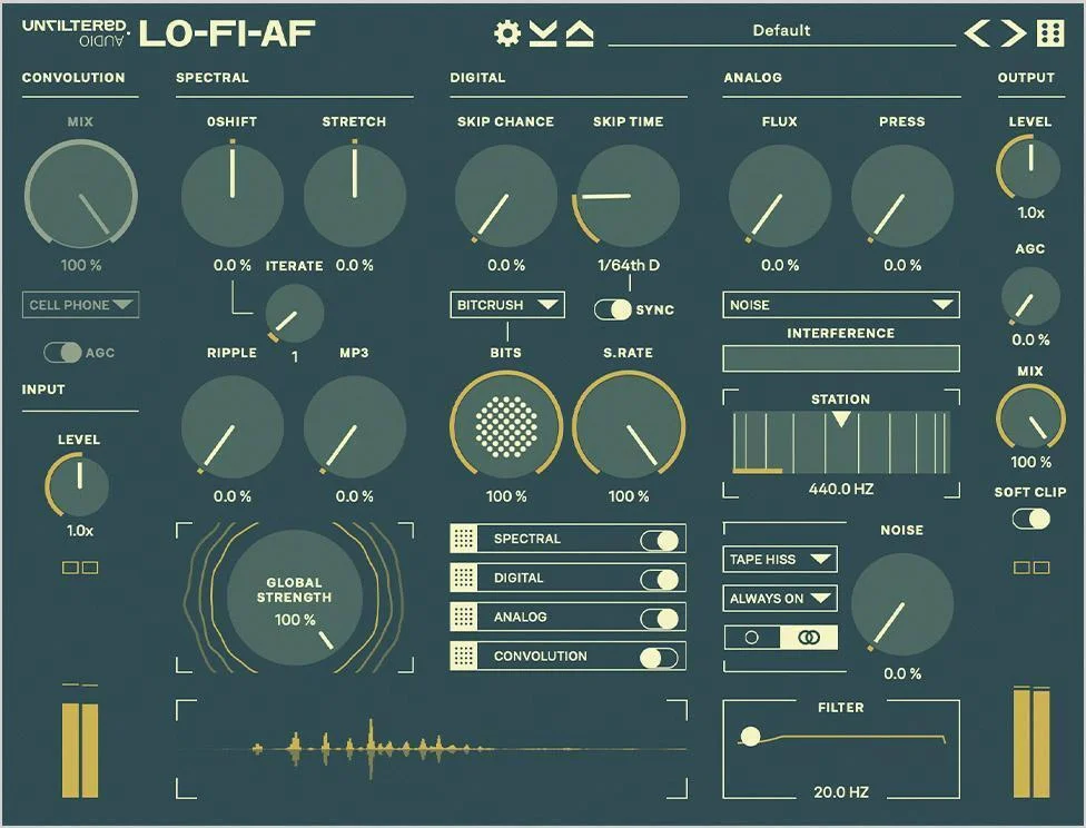 Unfiltered Audio LO-FI-AF 插件
