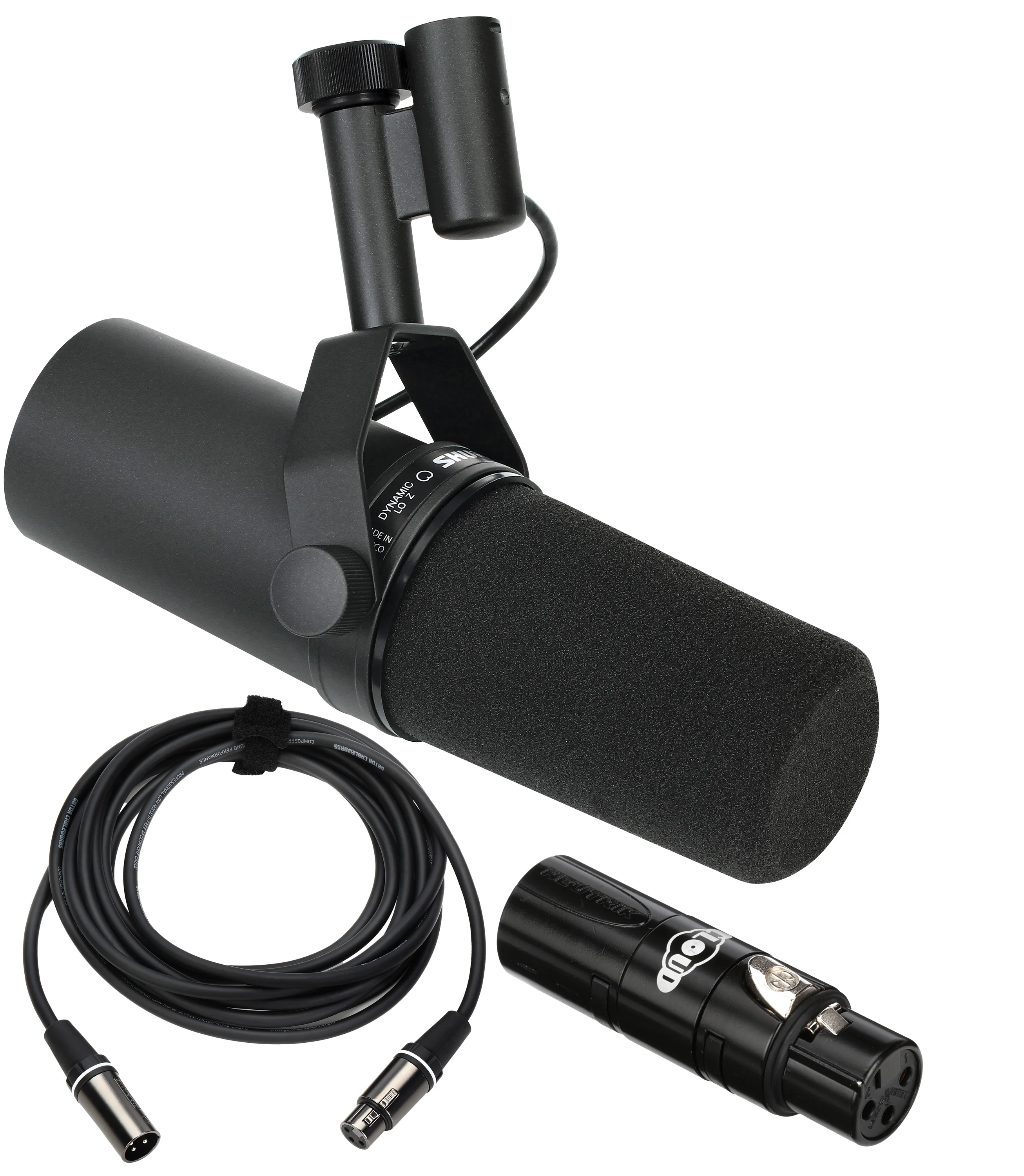 Shure SM7B 动圈麦克风及 Cloud 线性前置放大器