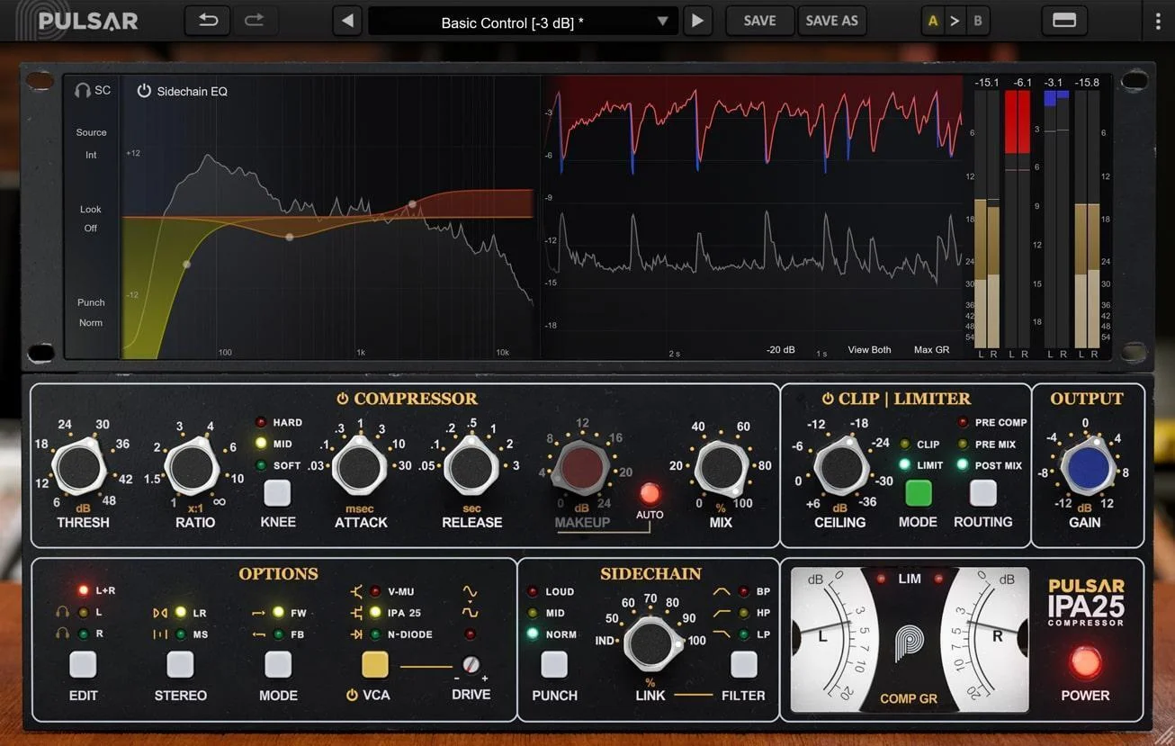 Pulsar Audio IPA 25 动态处理器插件
