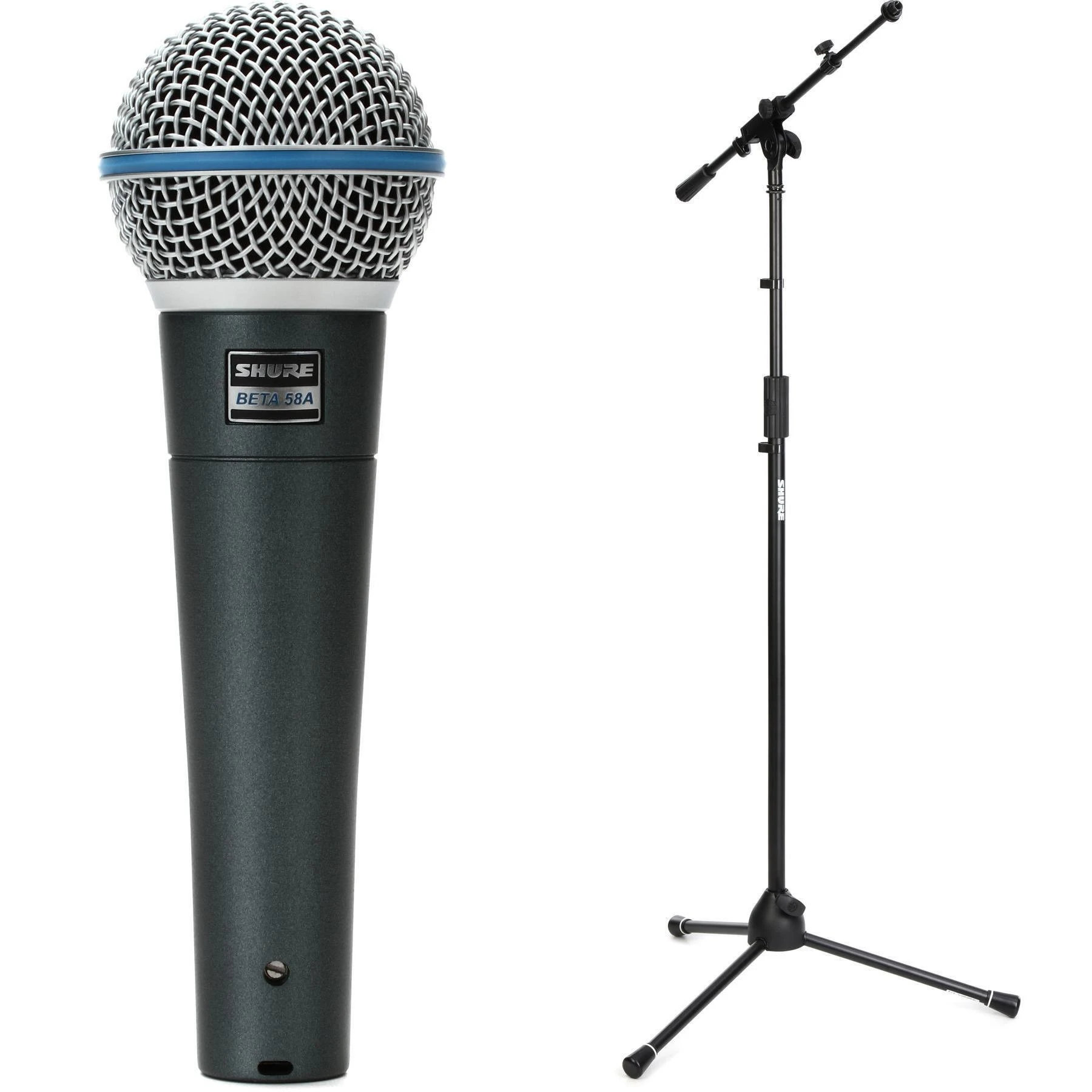 Shure Beta 58A 超心形动圈人声麦克风，含三脚麦克风支架