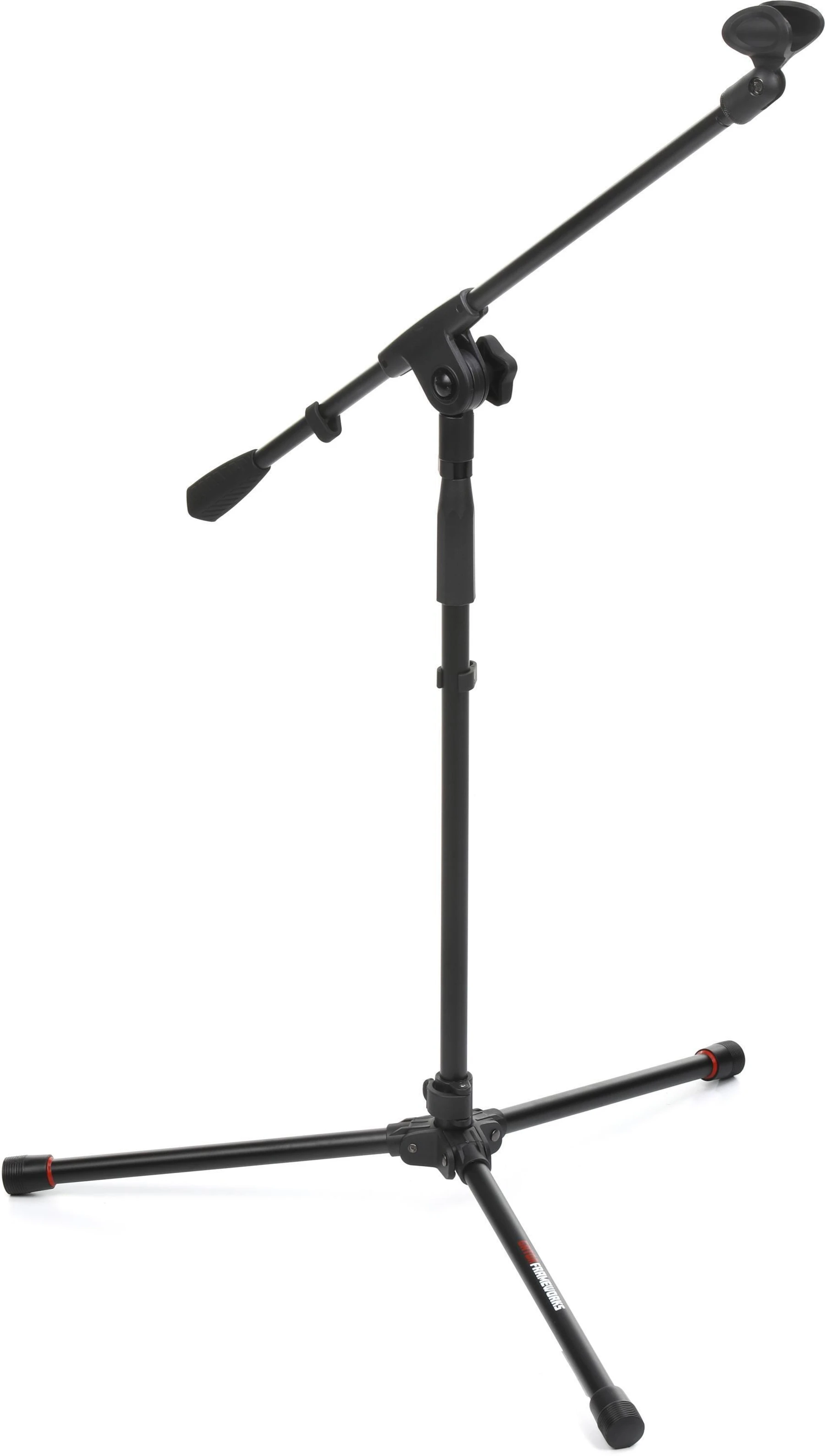 Gator Frameworks GFW-MIC-1500 轻量级吊杆麦克风支架，带三脚底座