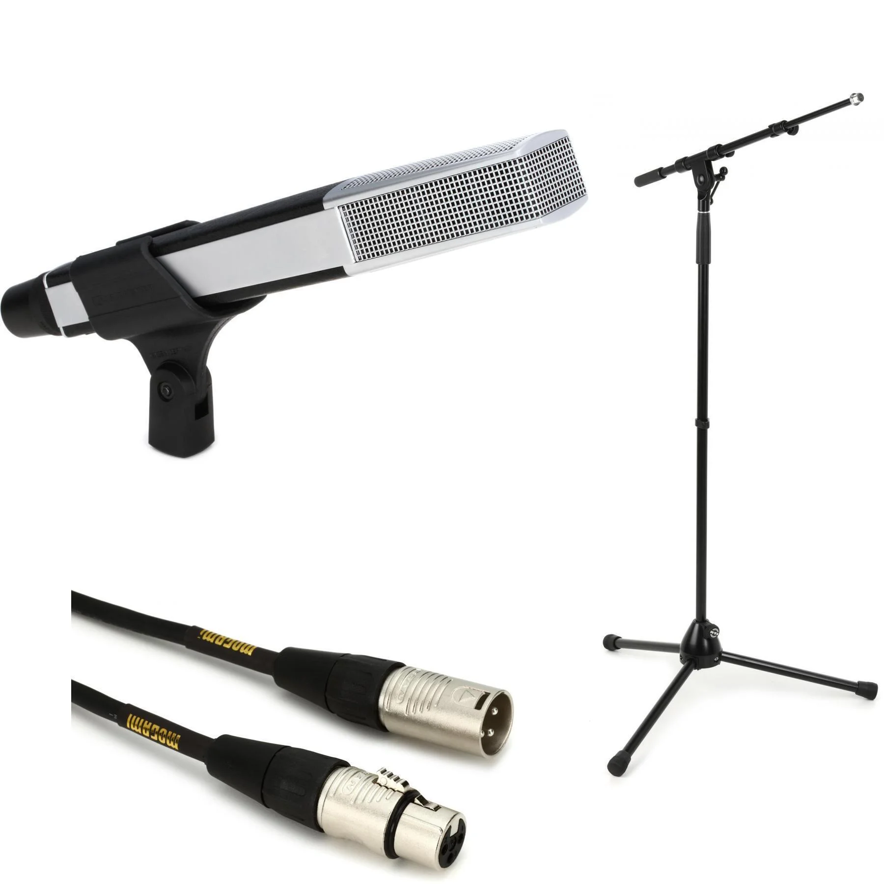 Sennheiser MD 441-U 动圈超心形麦克风，含支架和线缆