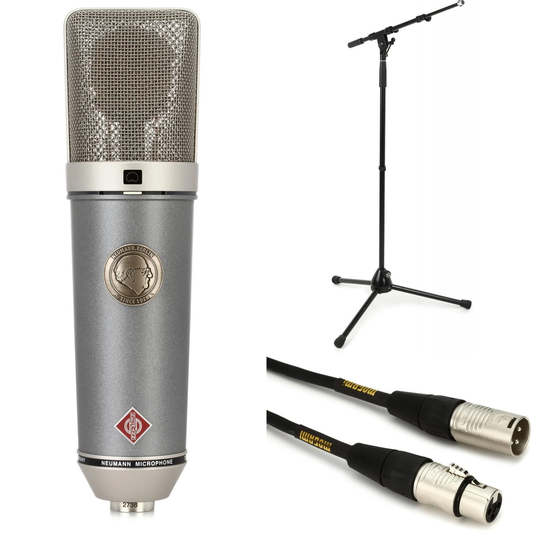 Neumann TLM 67 Set Z 大振膜电容麦克风，含支架和线缆