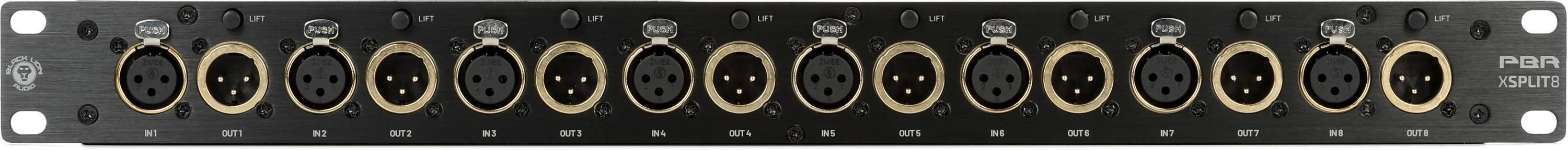 Black Lion Audio PBR XSplit8 被动式 XLR 分线器