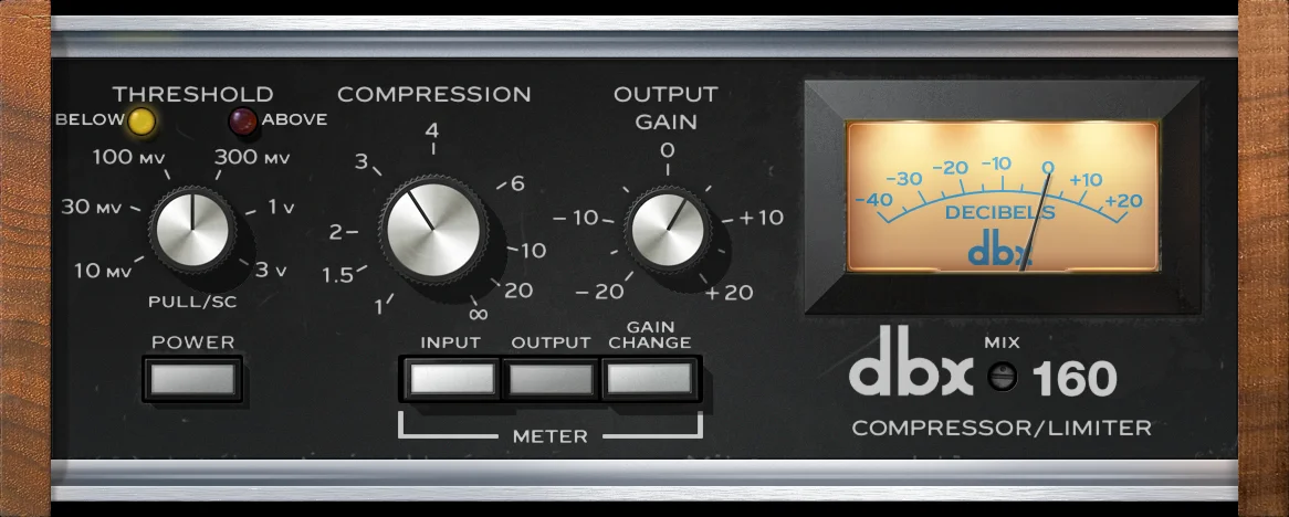 Universal Audio UAD dbx 160 压缩器/限幅器插件
